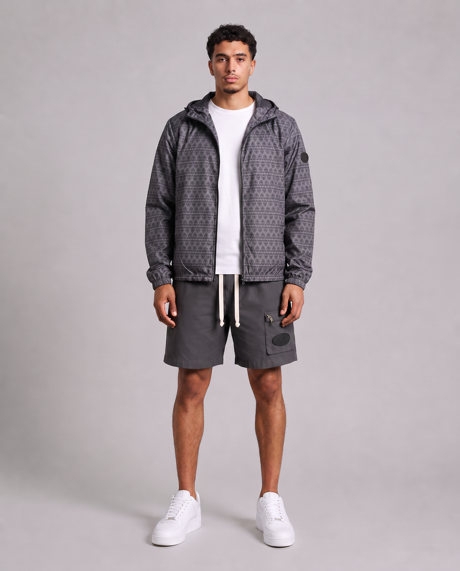 Benjart Reversible Tab Windbreaker - Black