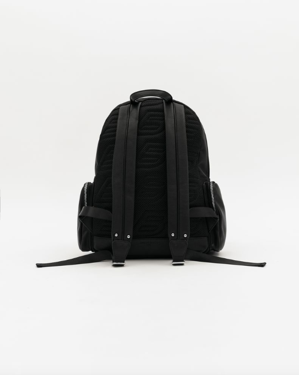 Nylon Weekender Backpack - Black