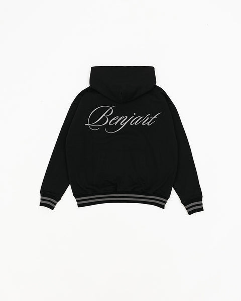 Cursive Hoodie Black