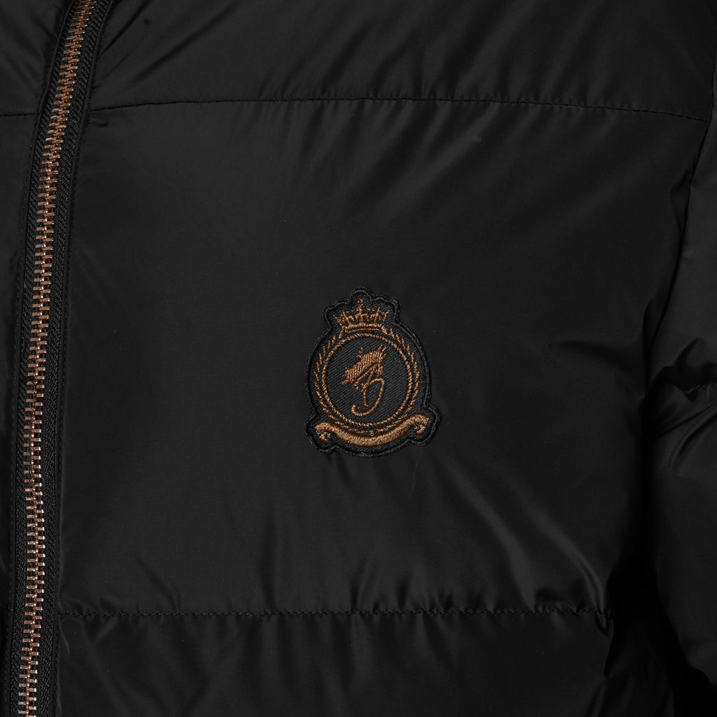HRH Puffer Chrome Zip 2.0 - Black/ Rose Gold