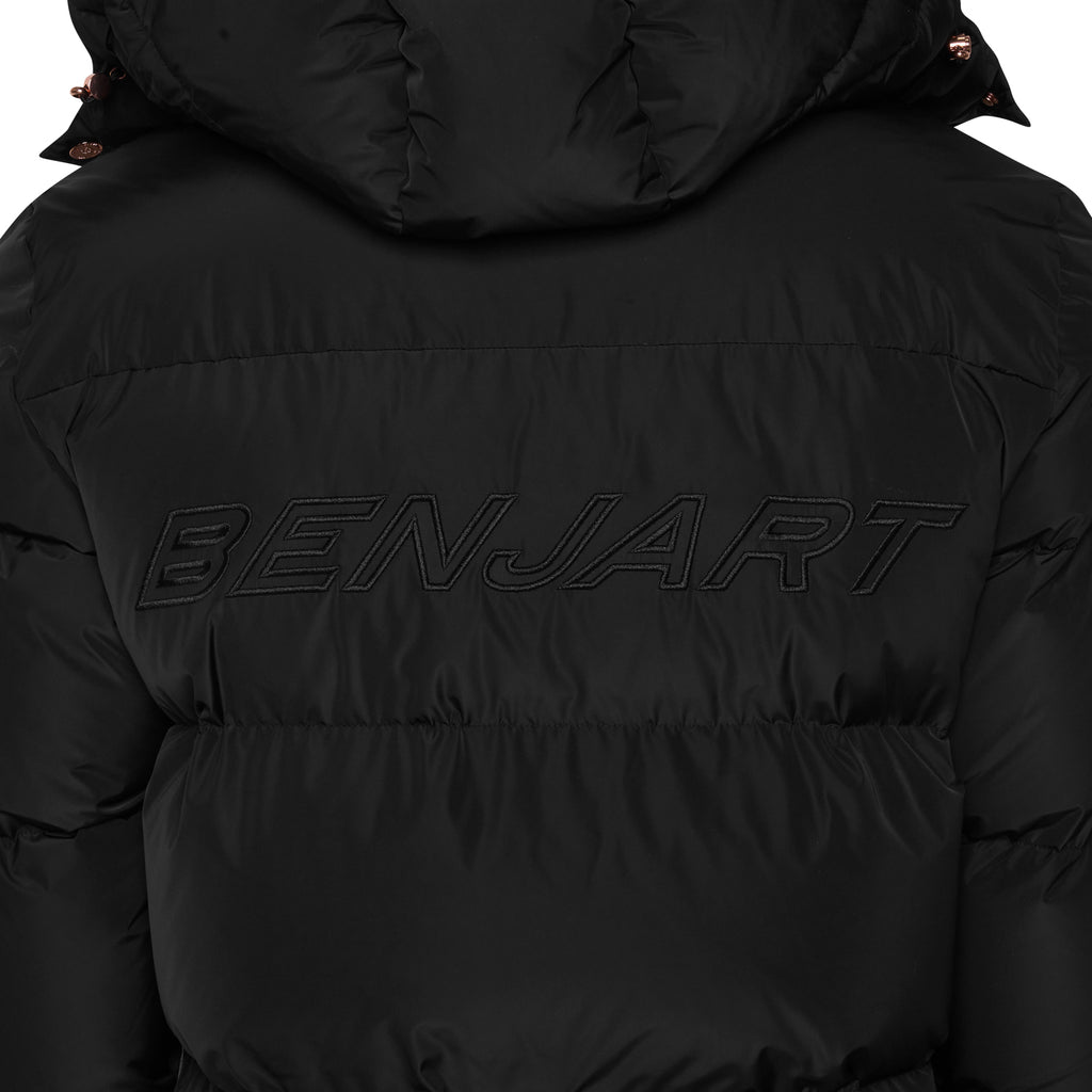 HRH Puffer Chrome Zip 2.0 - Black/ Rose Gold