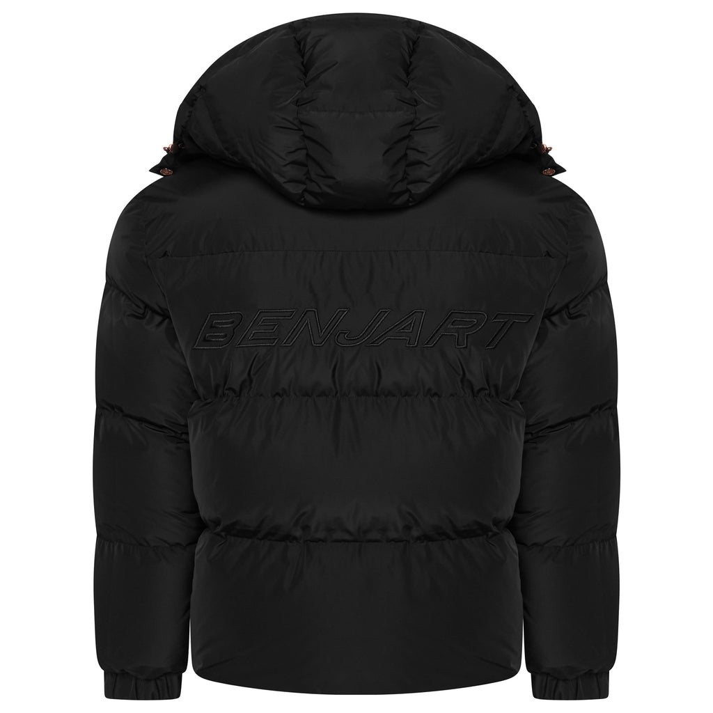 HRH Puffer Chrome Zip 2.0 - Black/ Rose Gold