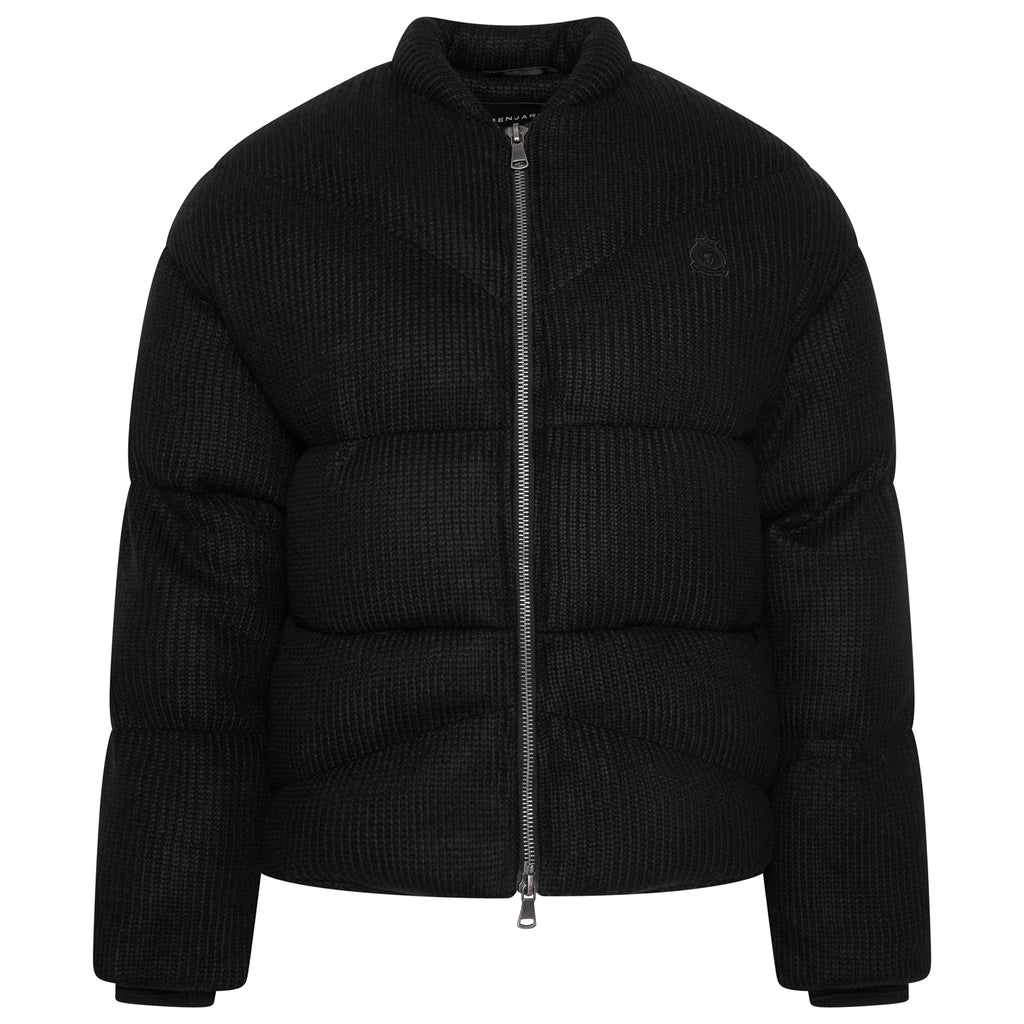 HRH Panelled Knit Jacket - Black
