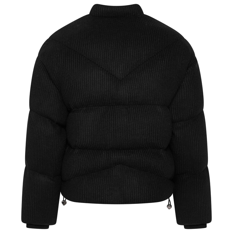 HRH Panelled Knit Jacket - Black