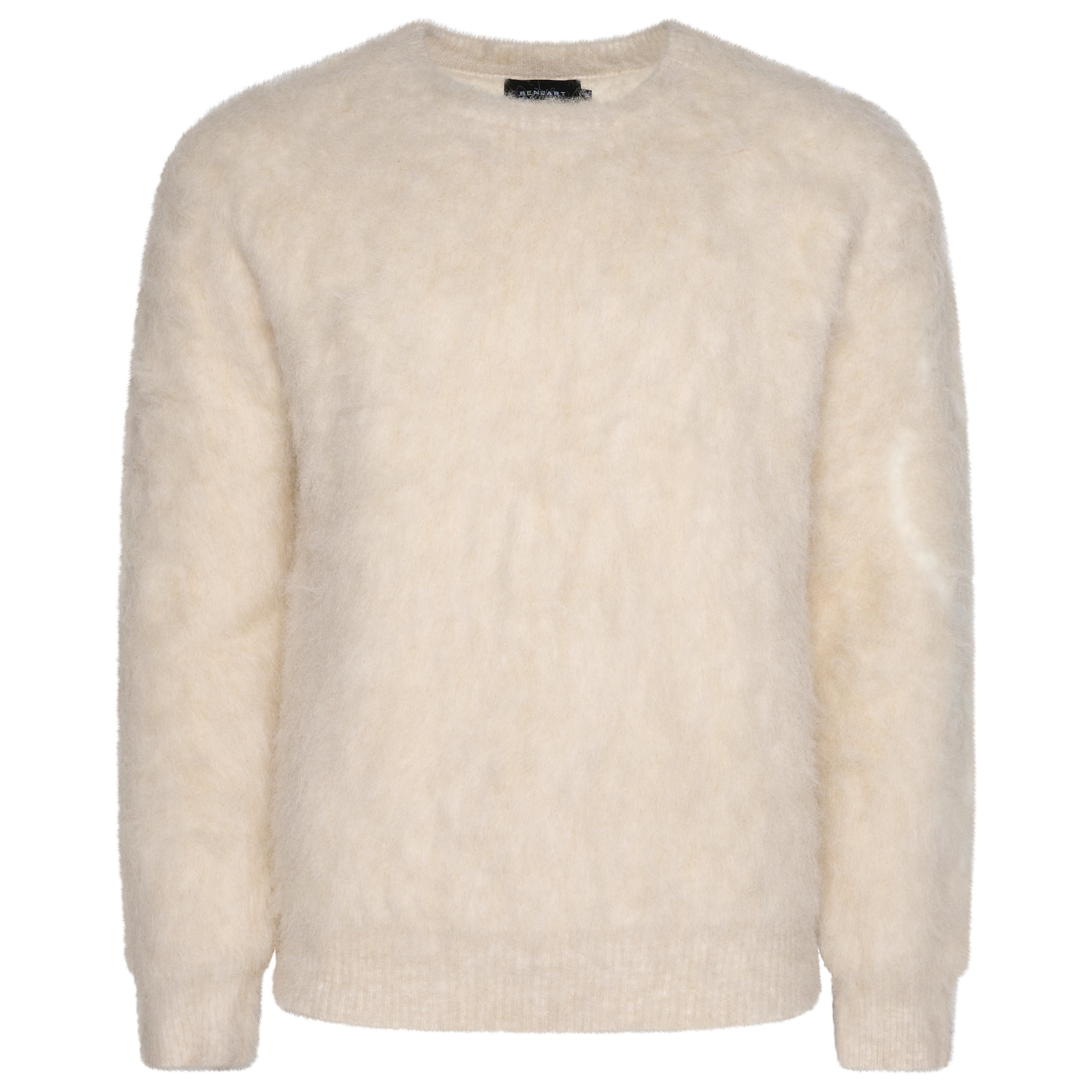 Benjart Mohair Crewneck - Cream