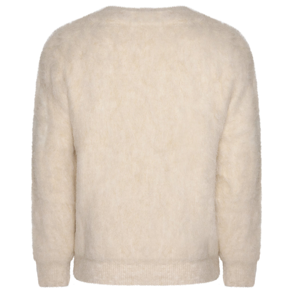 Benjart Mohair Crewneck - Cream
