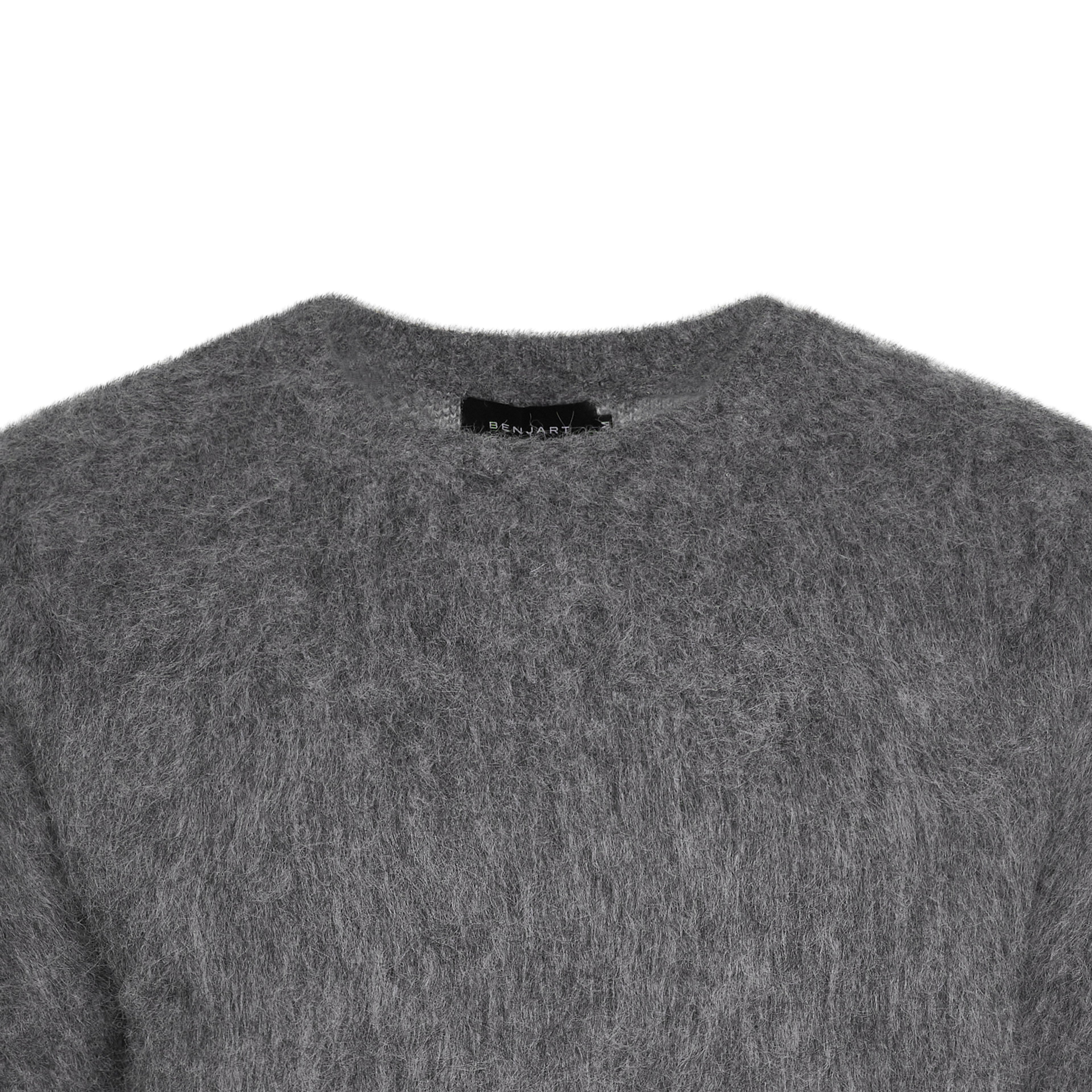 Benjart Mohair Crewneck - Grey
