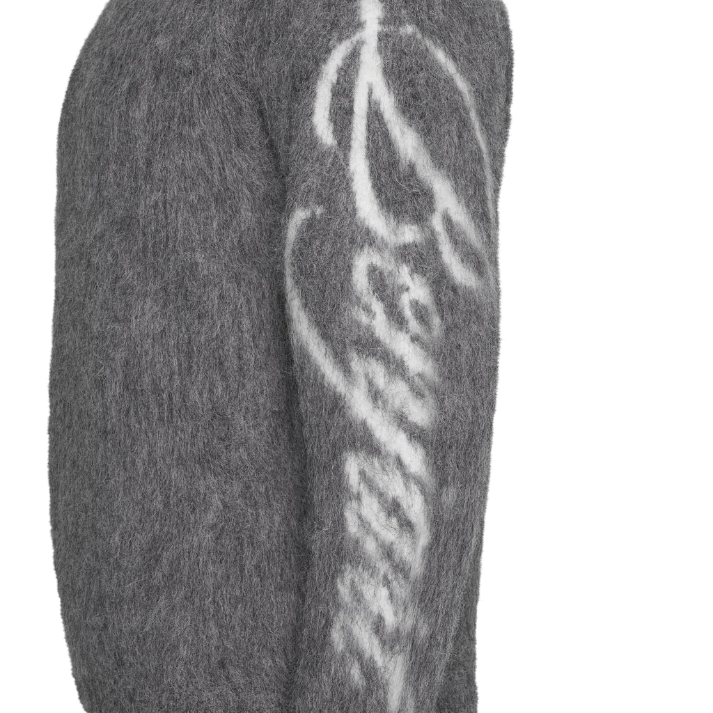 Benjart Mohair Crewneck - Grey