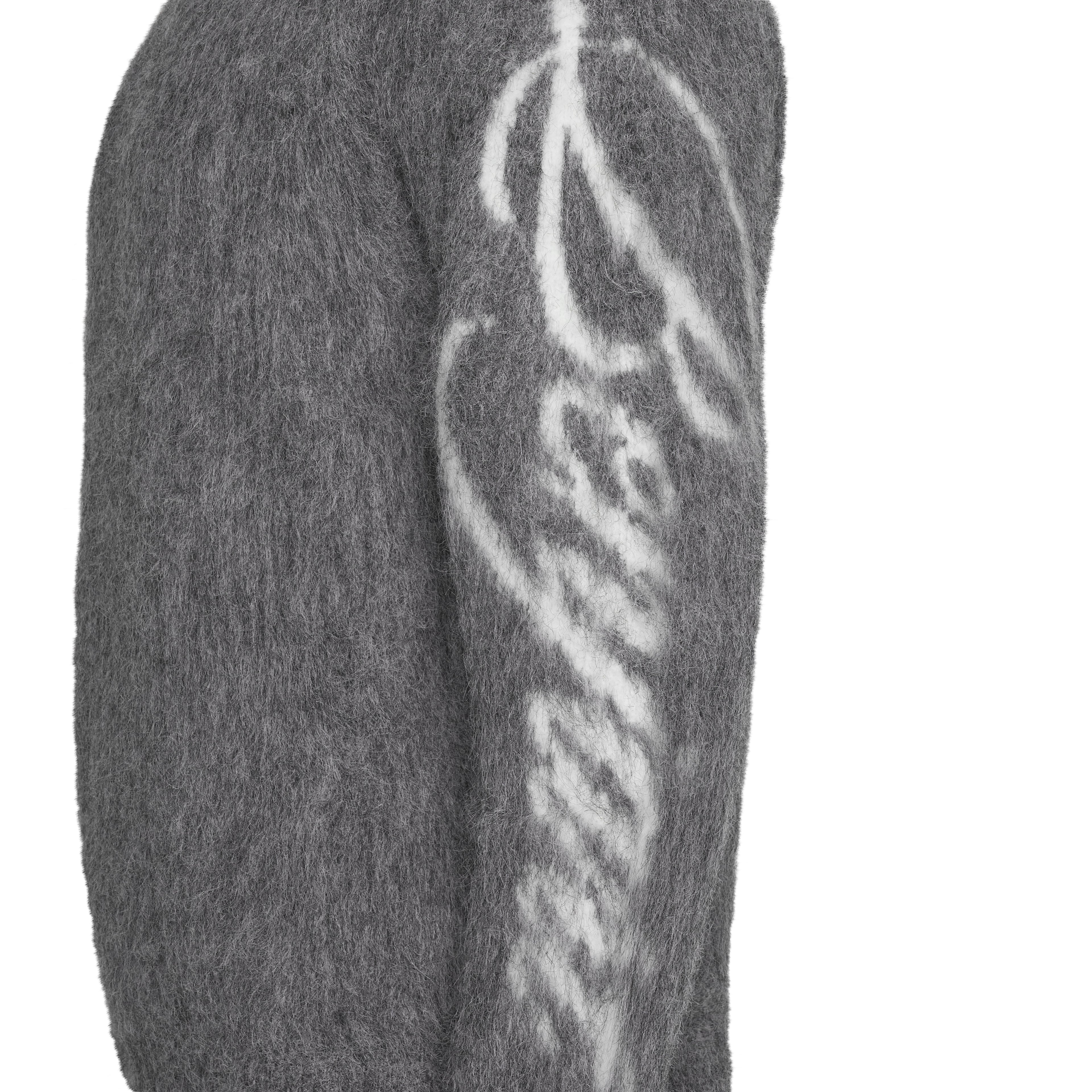 Benjart Mohair Crewneck - Grey