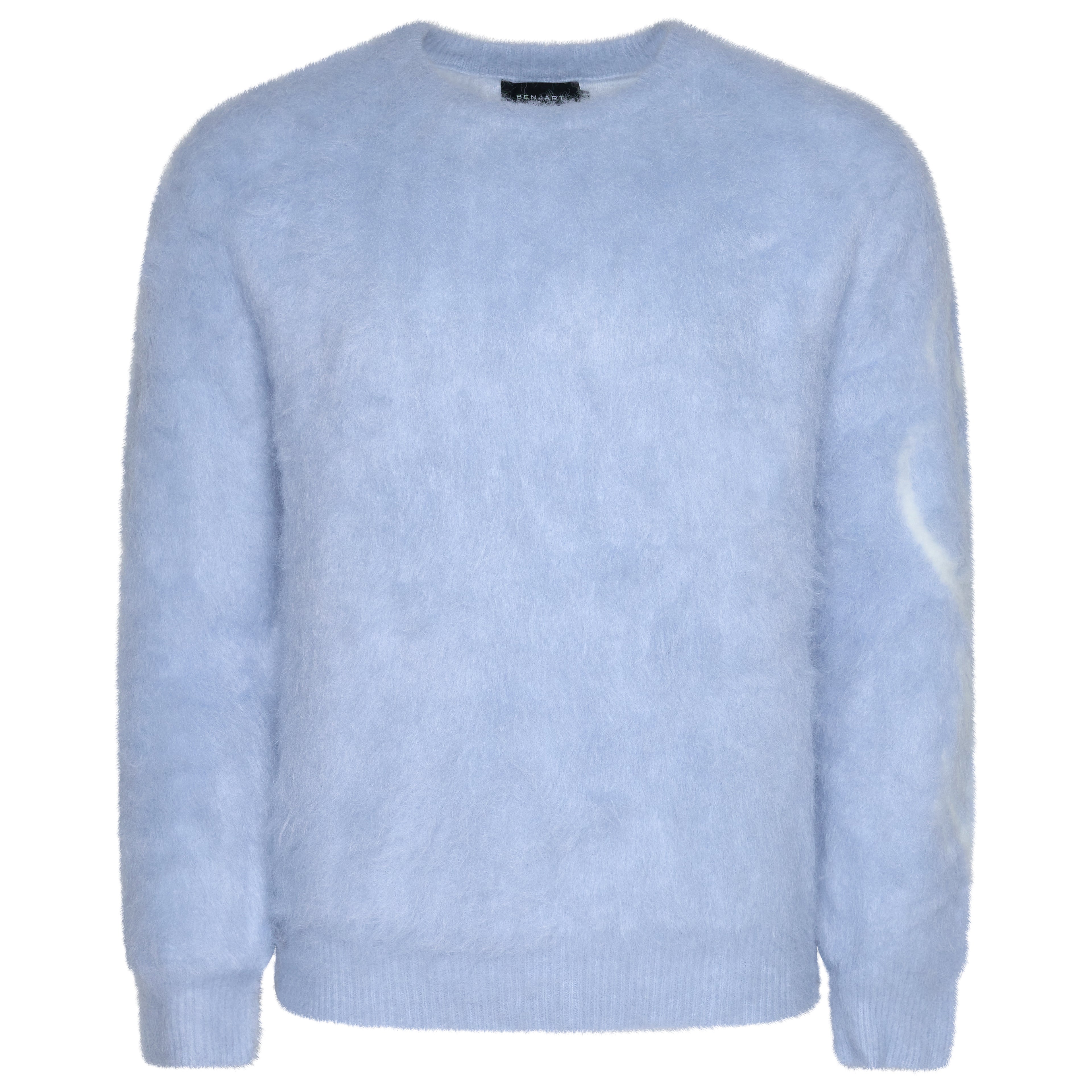 Benjart Mohair Crewneck - Blue