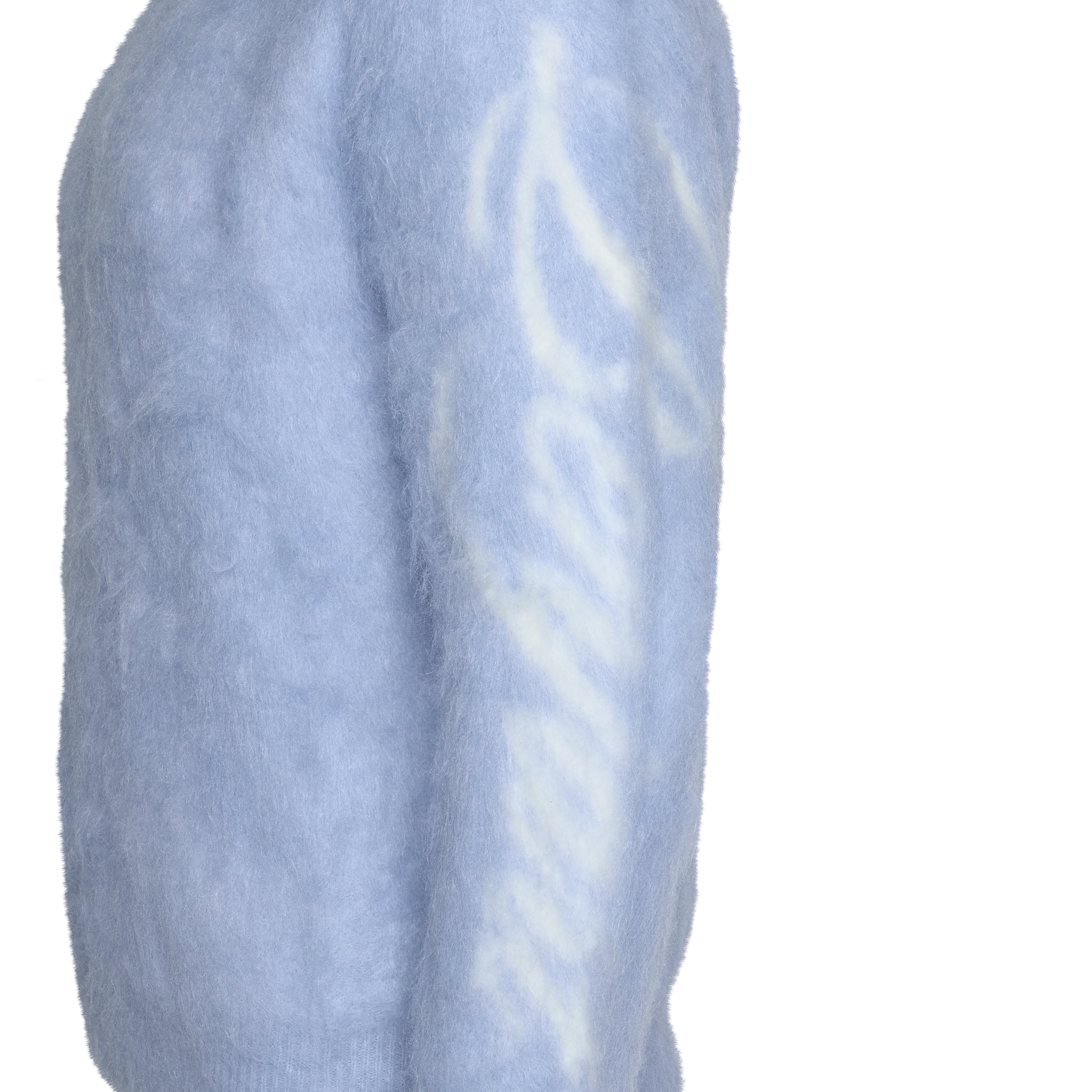 Benjart Mohair Crewneck - Blue