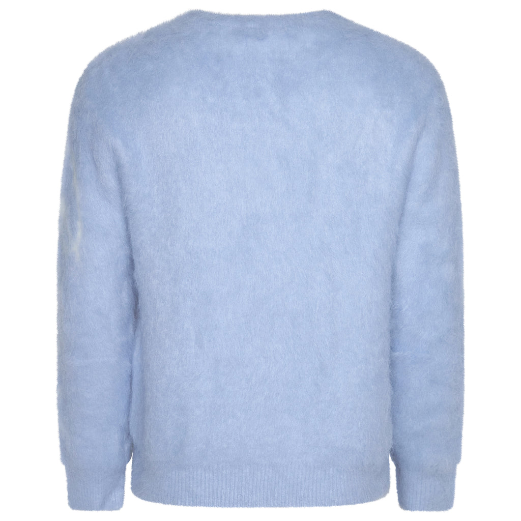 Benjart Mohair Crewneck - Blue