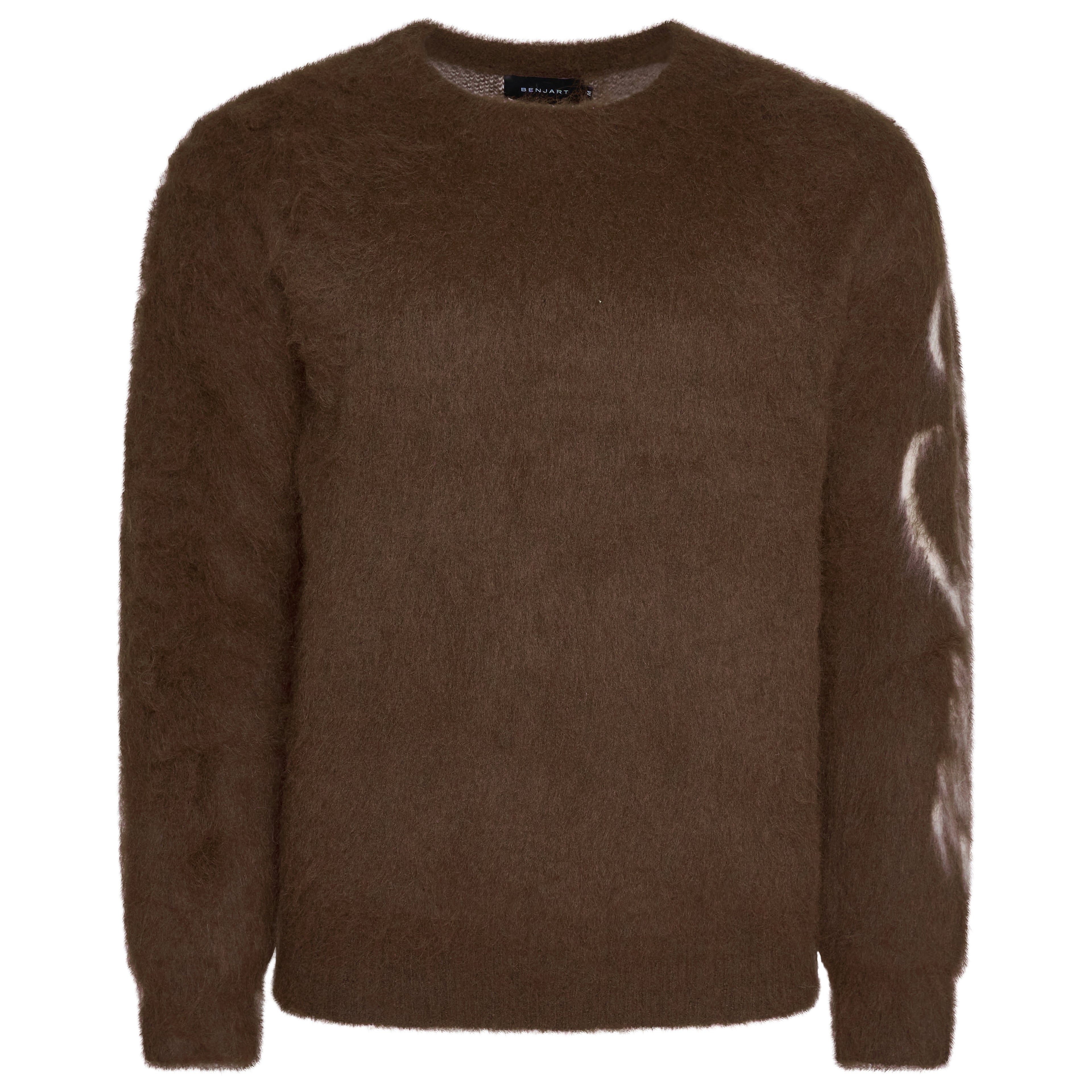 Benjart Mohair Crewneck - Brown