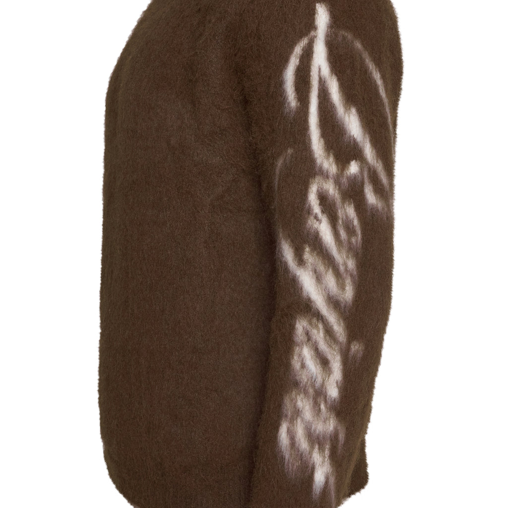 Benjart Mohair Crewneck - Brown