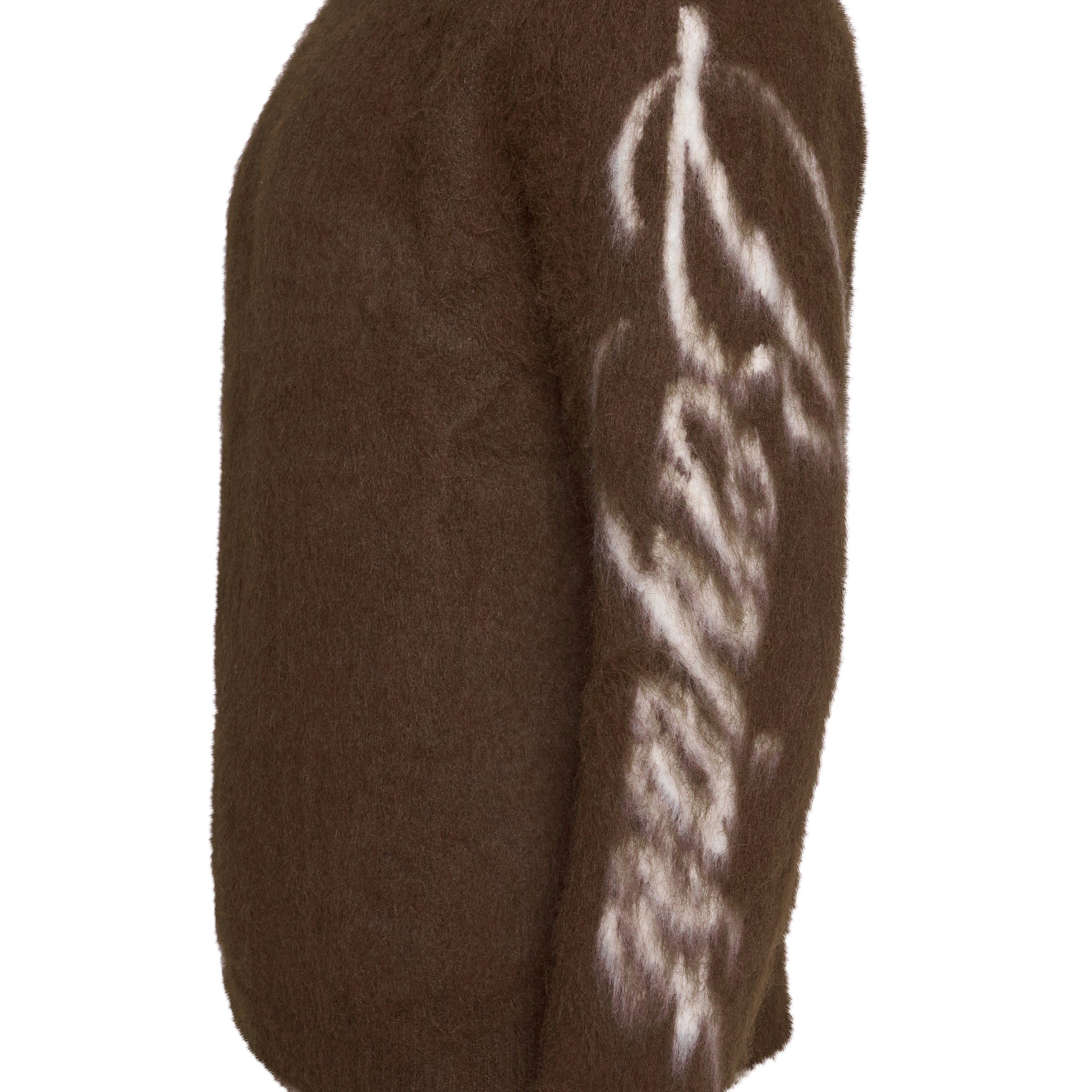 Benjart Mohair Crewneck - Brown