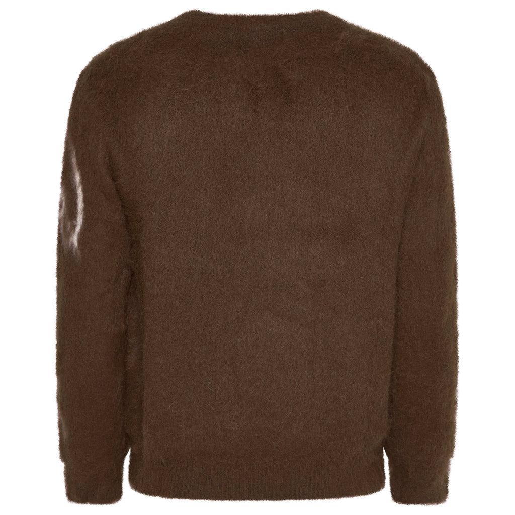 Benjart Mohair Crewneck - Brown