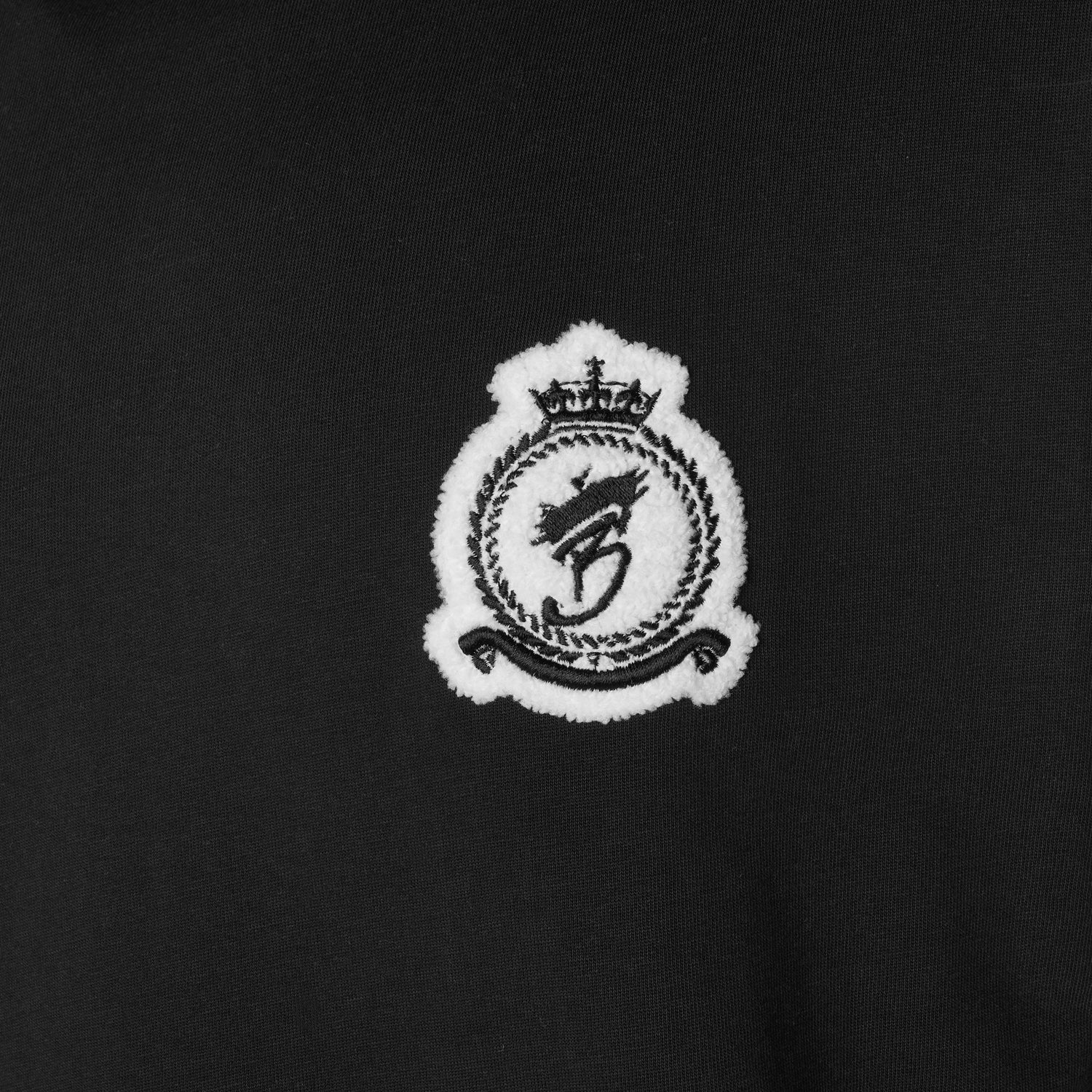 Chenille HRH T-Shirt - Black