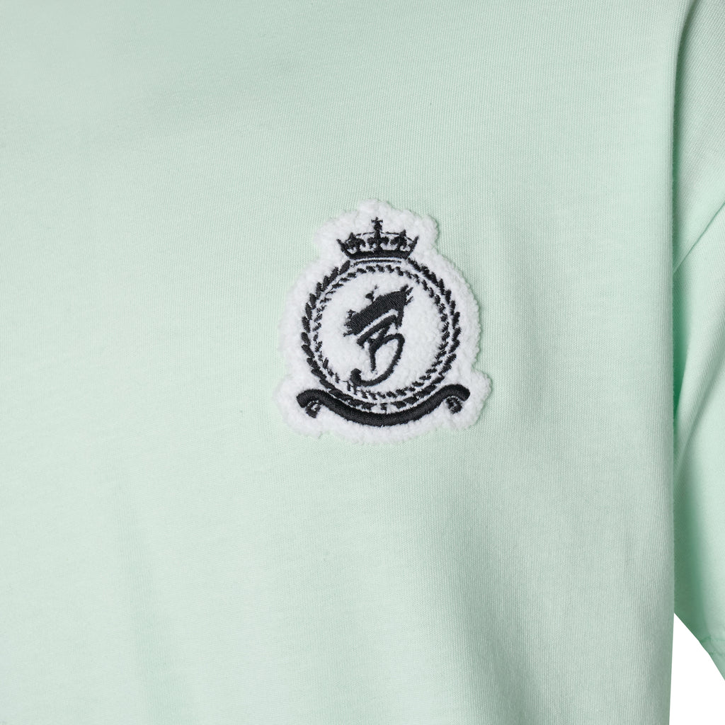 Chenille HRH T-Shirt - Mint Green