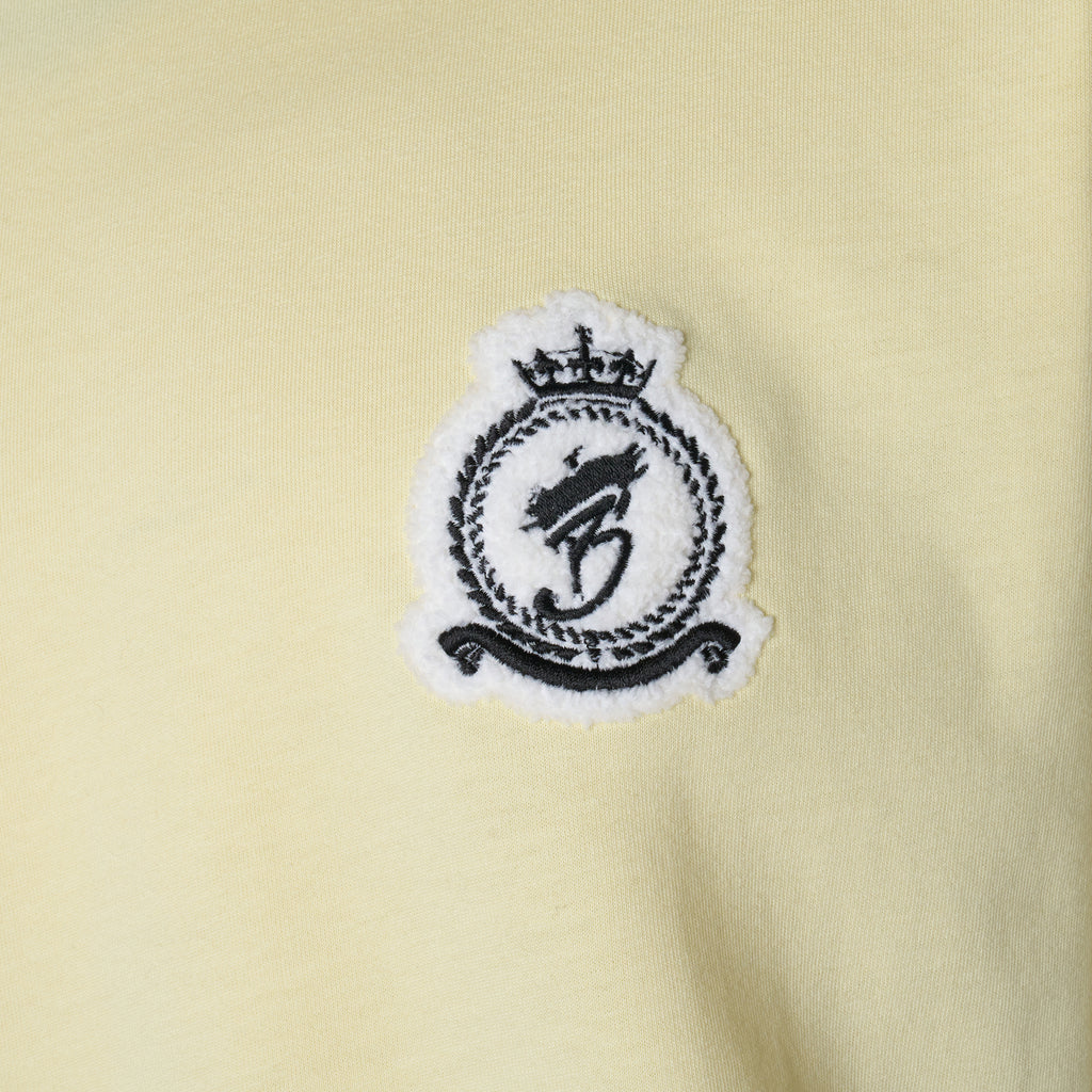 Chenille HRH T-Shirt - Lemon Yellow