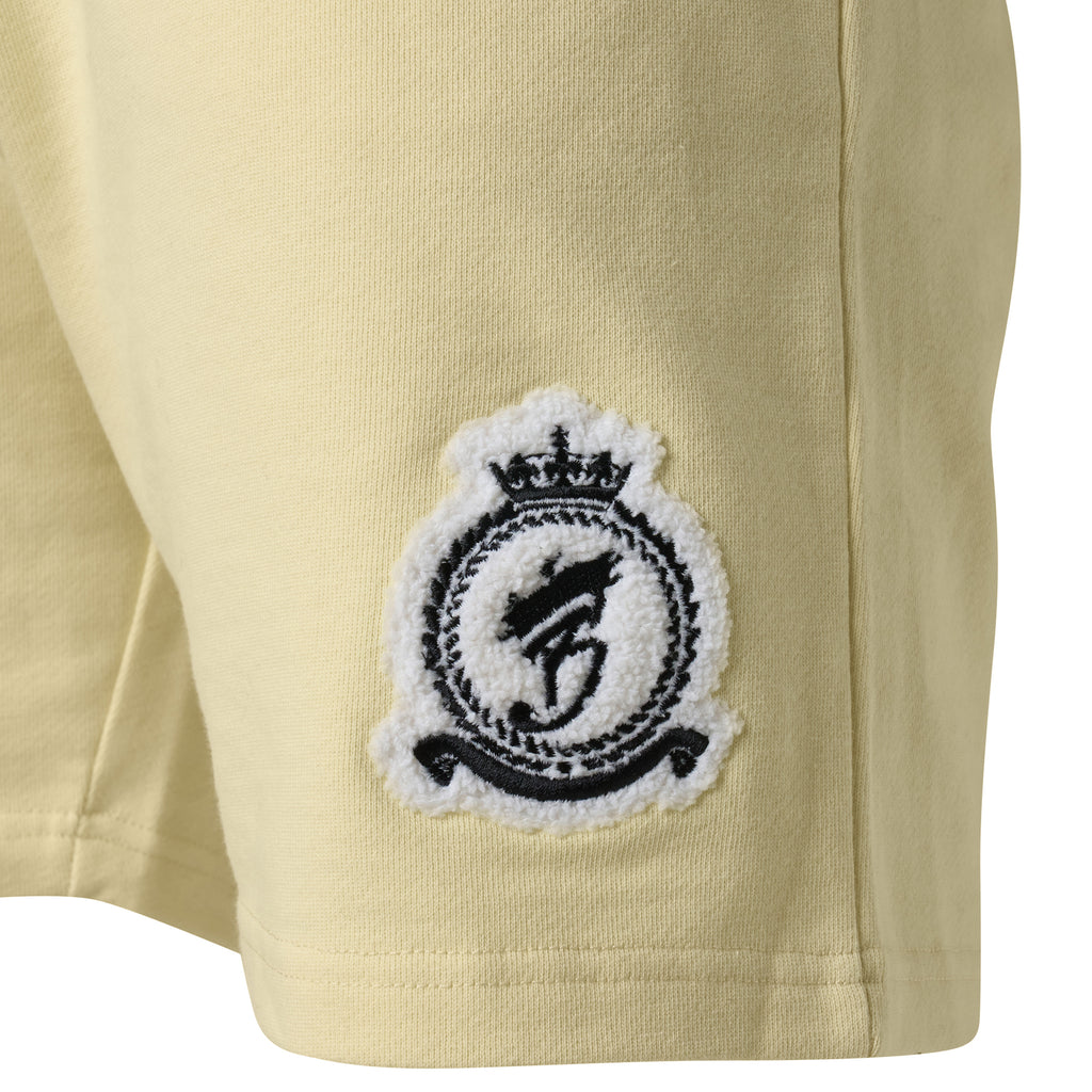 HRH Chenille Shorts - Lemon Yellow