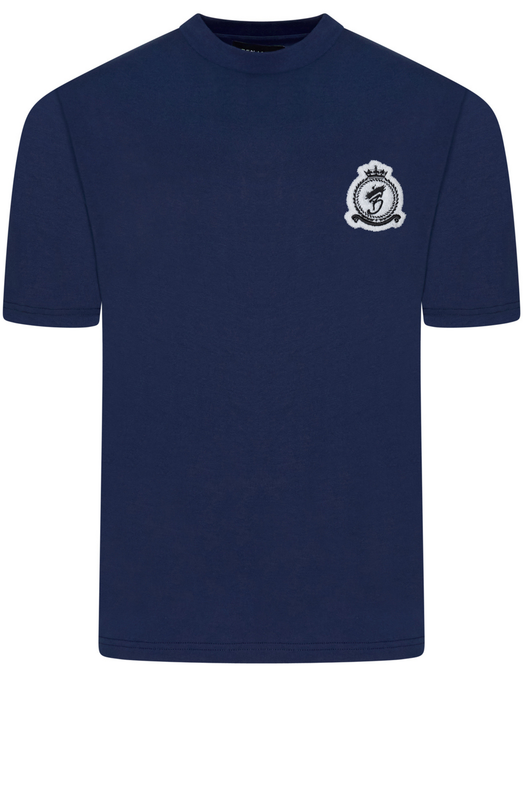 Chenille HRH T-Shirt - Navy