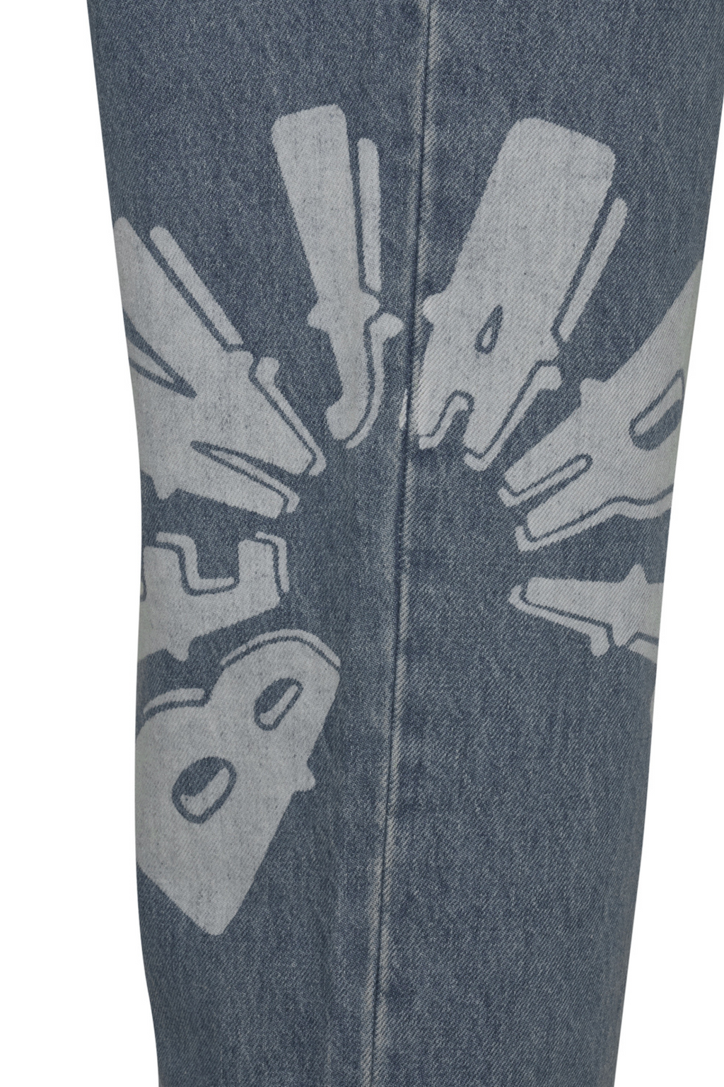 Benjart Blue  Relaxed Popart Denim Jeans