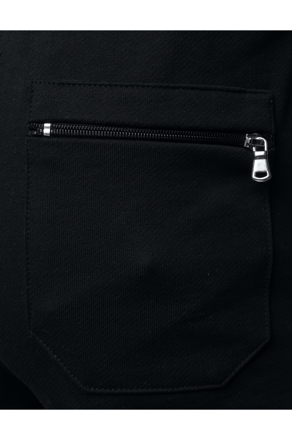 Chenille Badge Joggers - Black