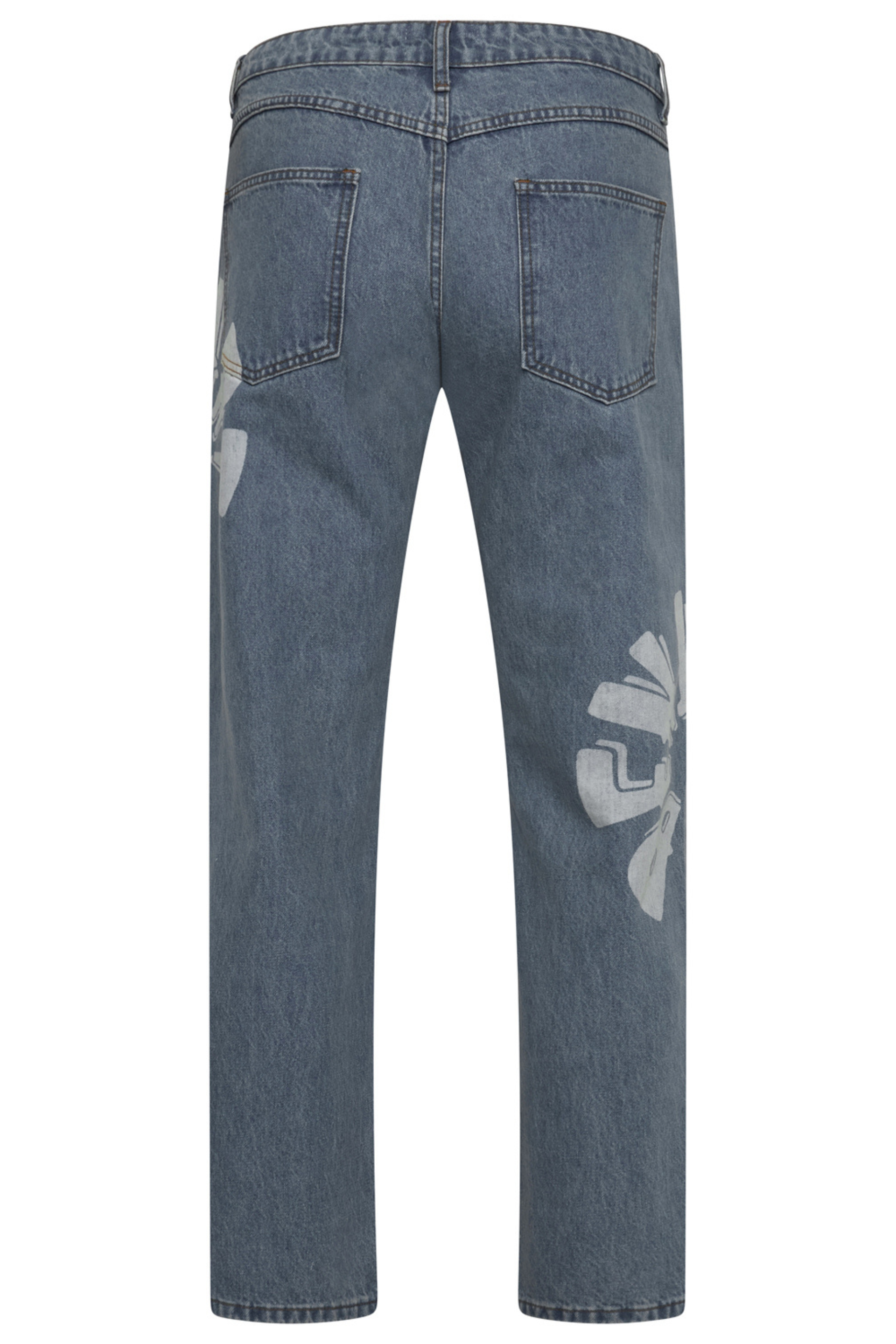 Benjart Blue  Relaxed Popart Denim Jeans
