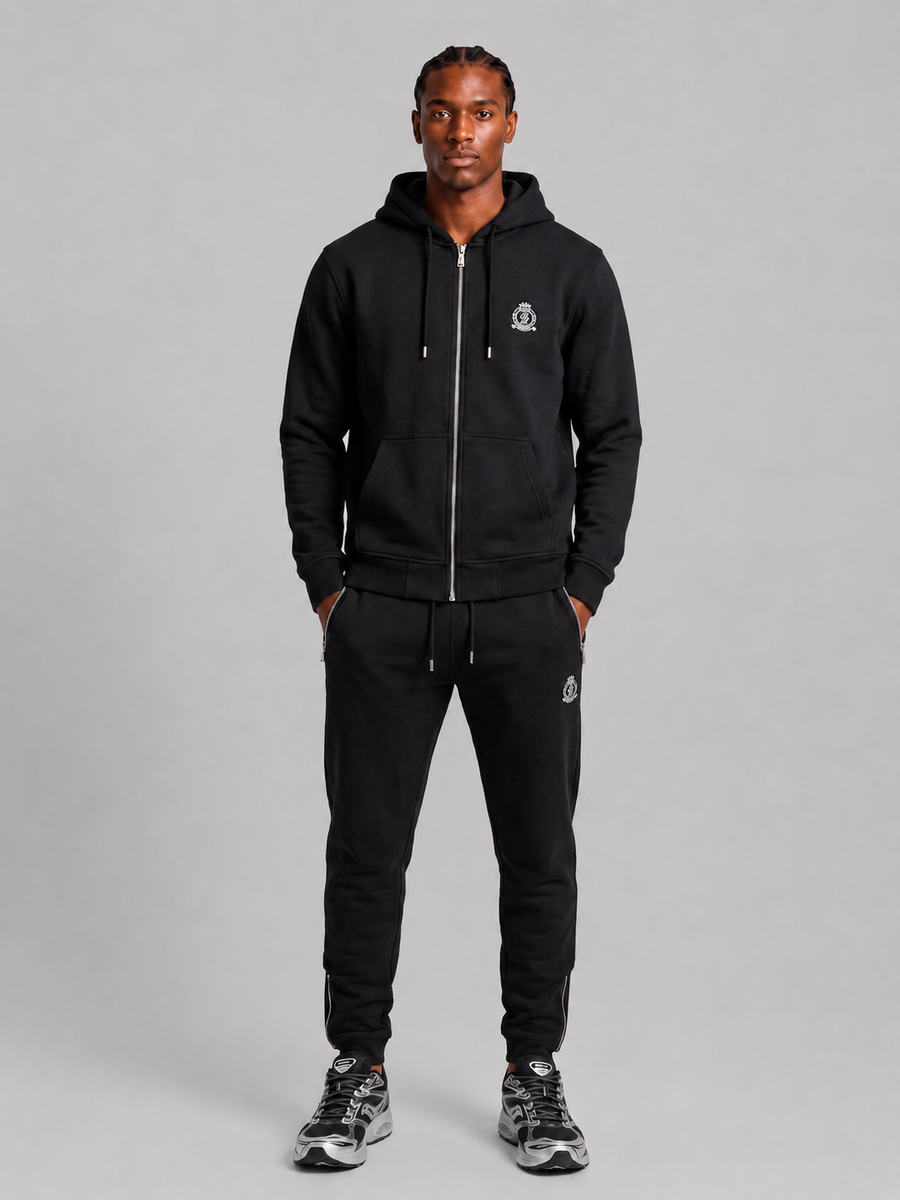 HRH Classic Zip Hood - Black