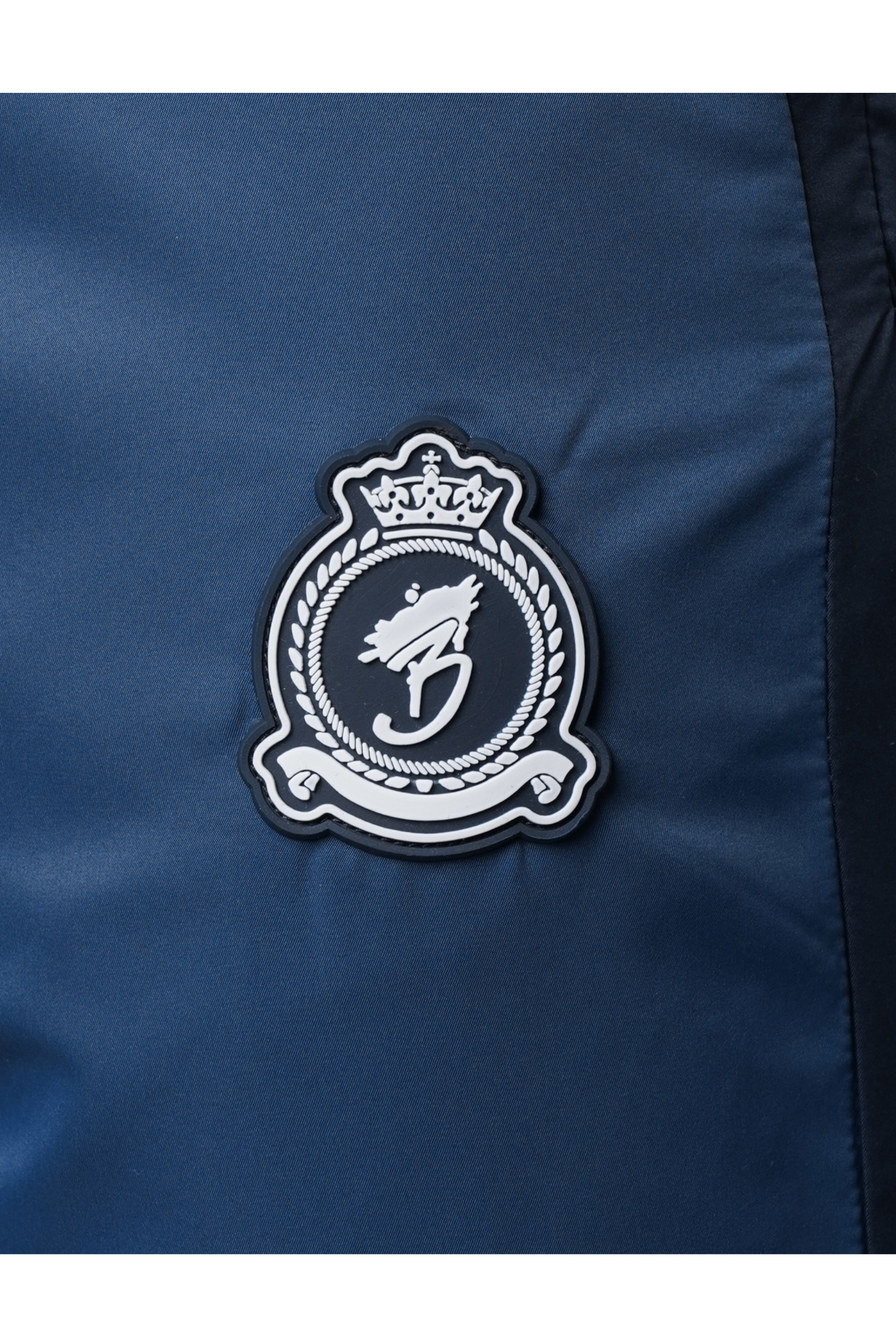 Rubber Stamped HRH Jogger - Navy Blue