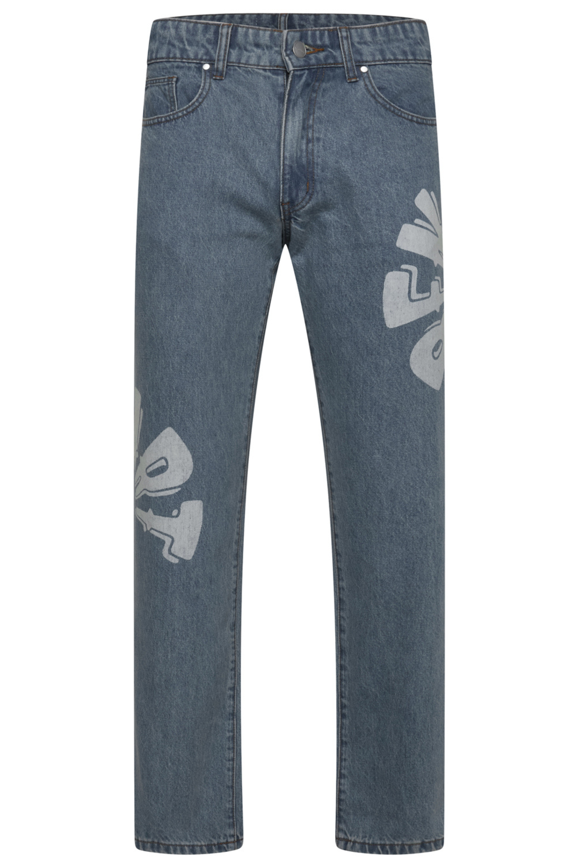 Benjart Blue  Relaxed Popart Denim Jeans