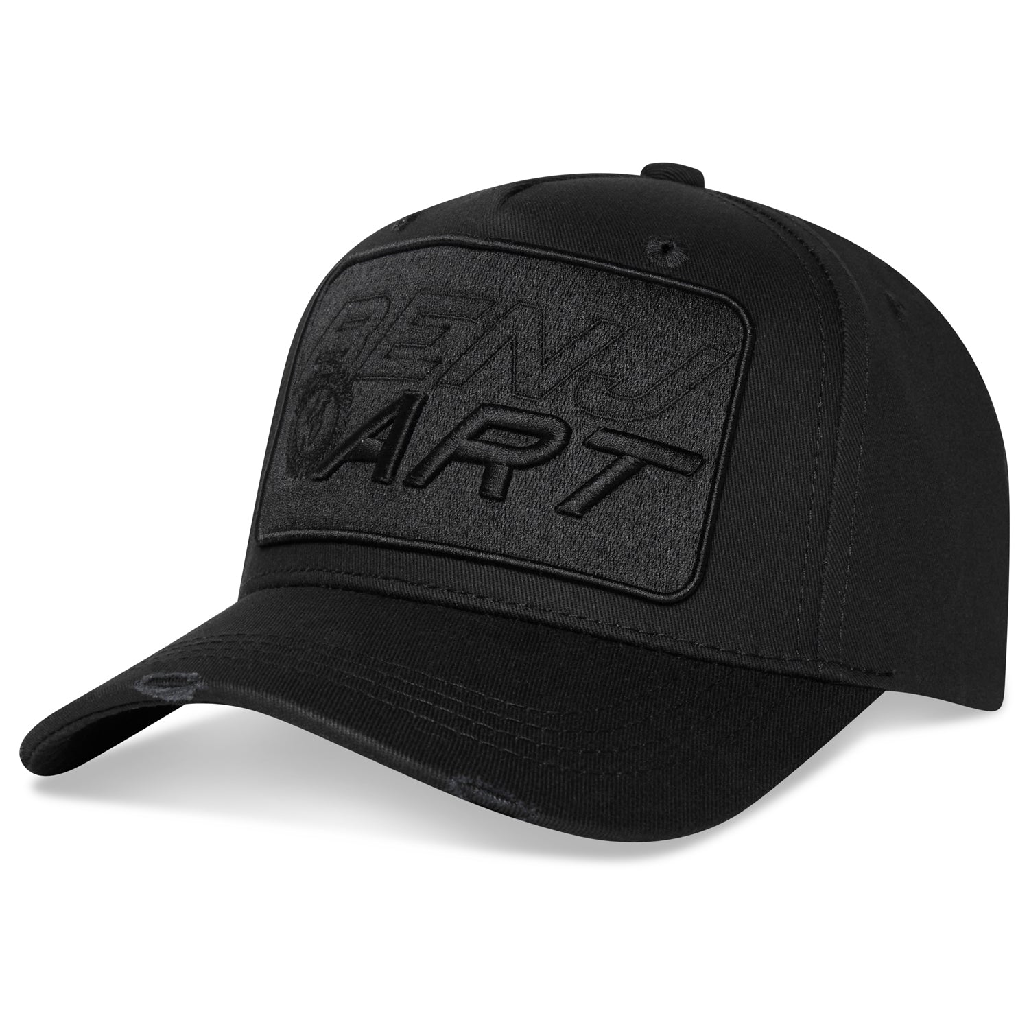 Benjart Multi ART Cap in triple black, side view