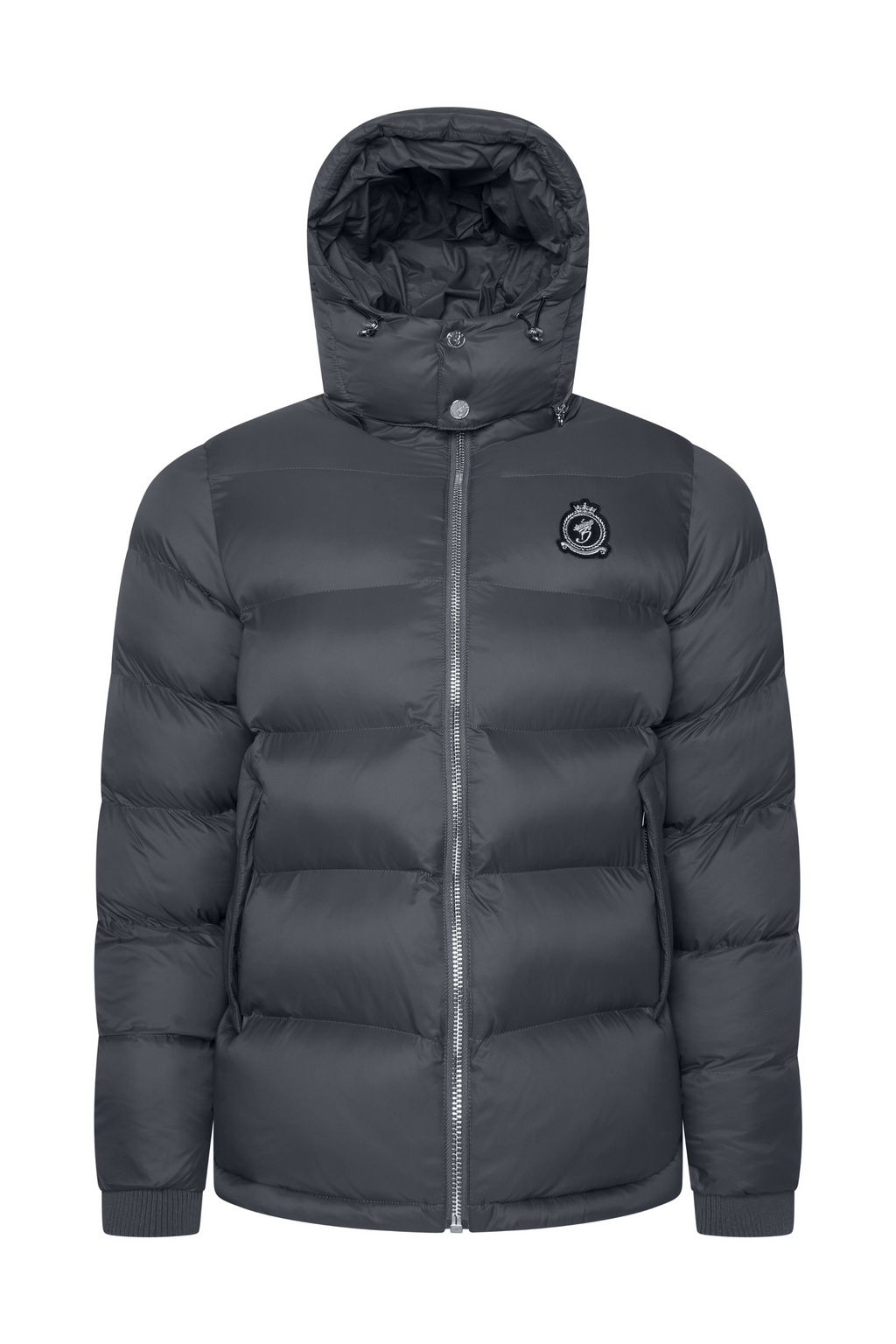 HRH Puffer Chrome Zip - Grey