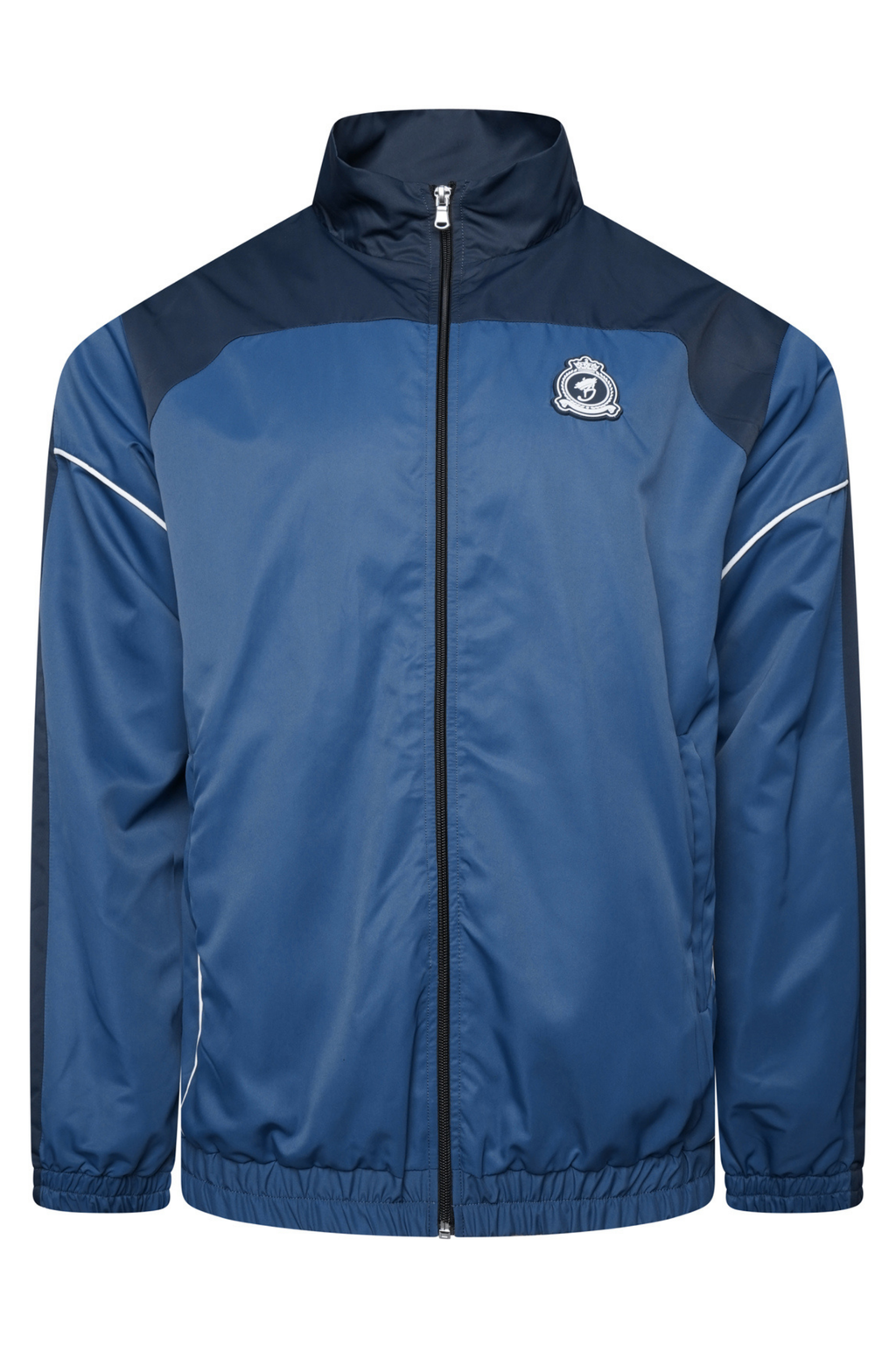 Rubber Stamped HRH Jacket - Navy Blue