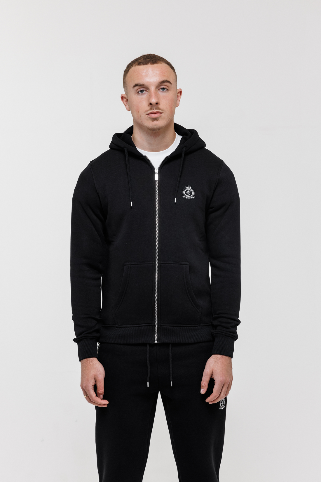 HRH Classic Zip Hood - Black
