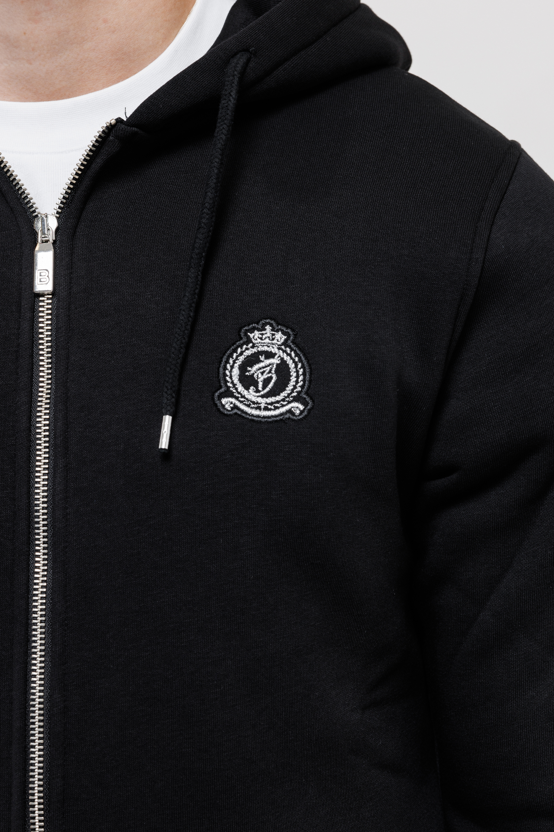 HRH Classic Zip Hood - Black