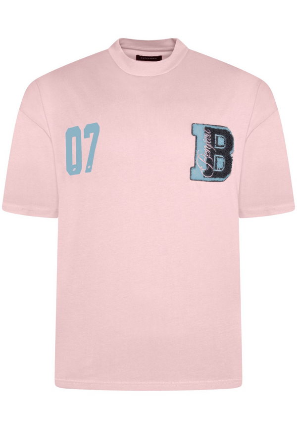 Cursive T-Shirt - Pastel Pink