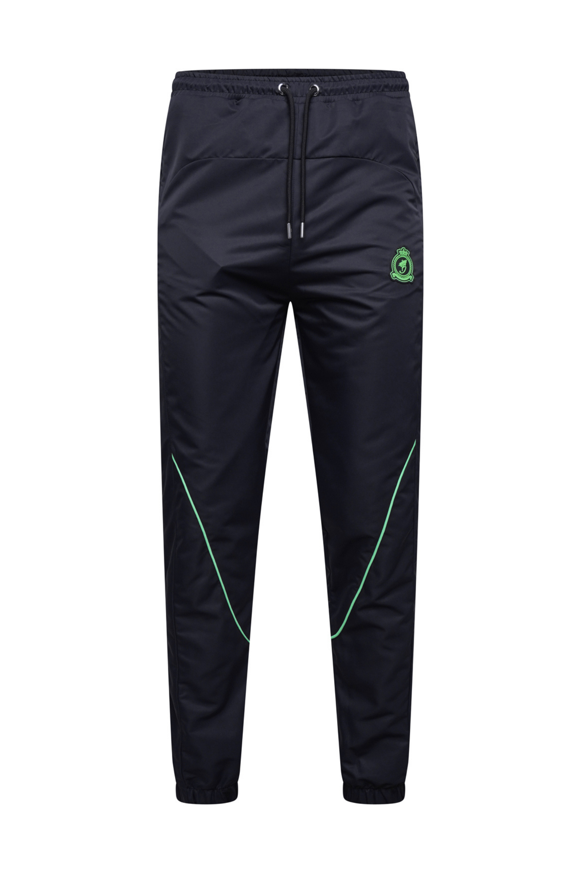 Rubber Stamped HRH Jogger - Black/ Green