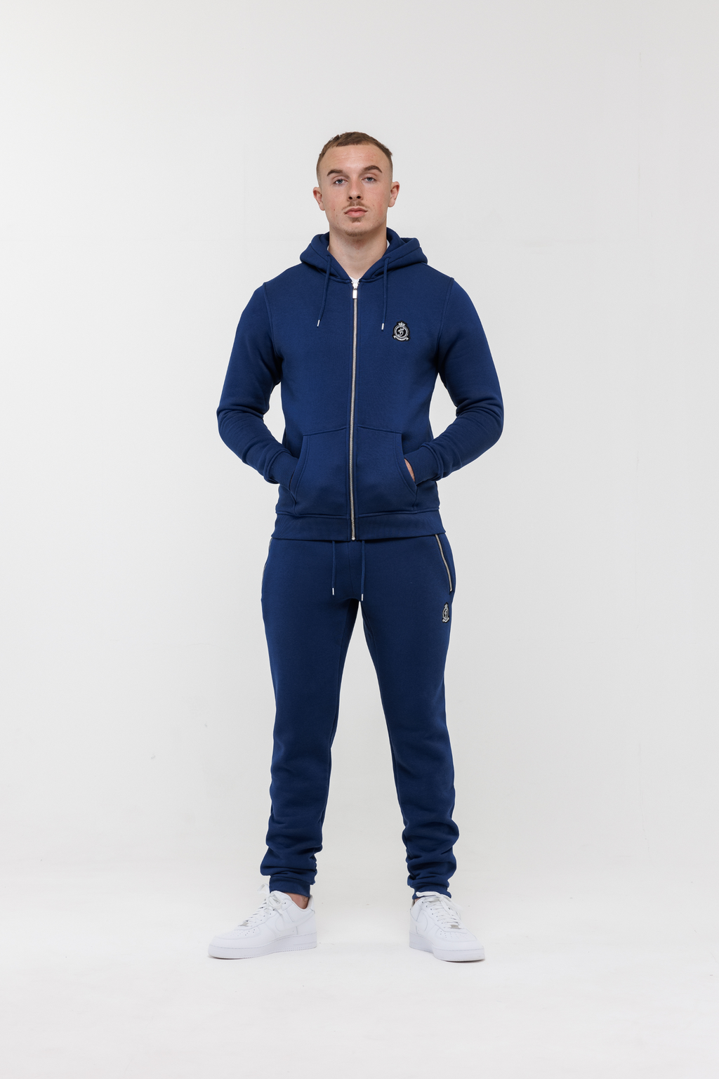 HRH Classic Zip Joggers - Navy
