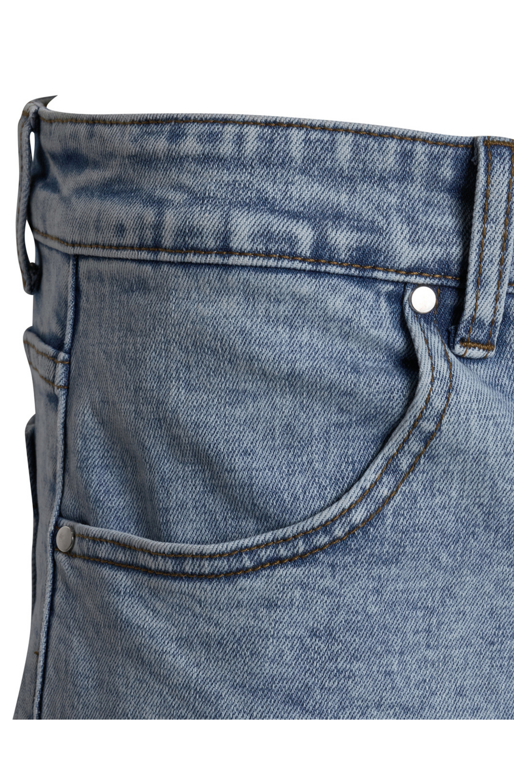 Benjart Light Blue washed  Distressed Denim Shorts