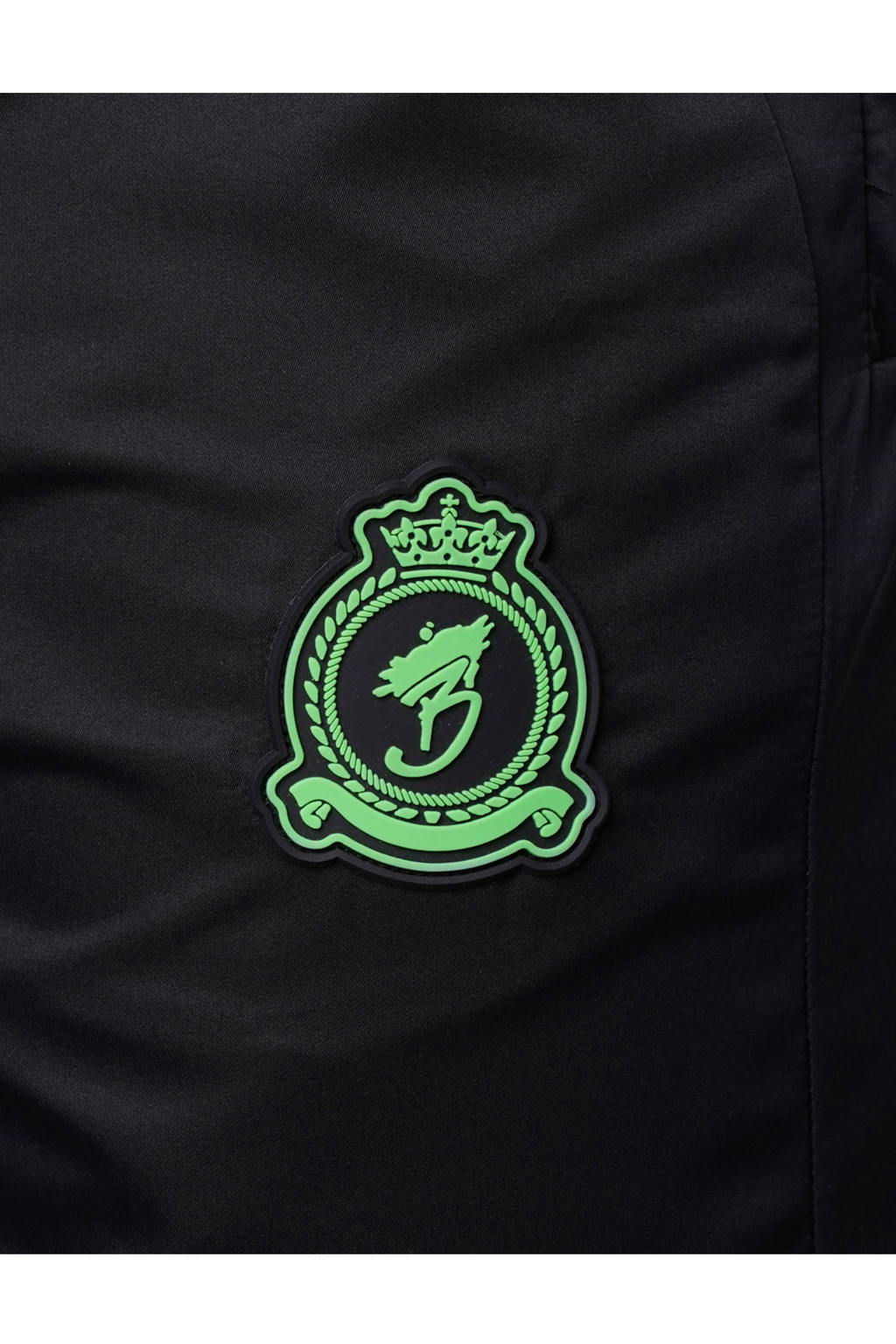 Rubber Stamped HRH Jogger - Black/ Green