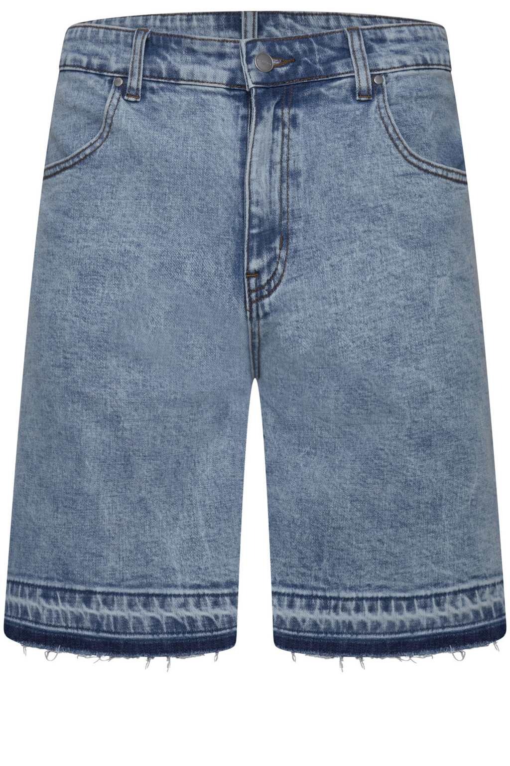 Benjart Light Blue washed  Distressed Denim Shorts
