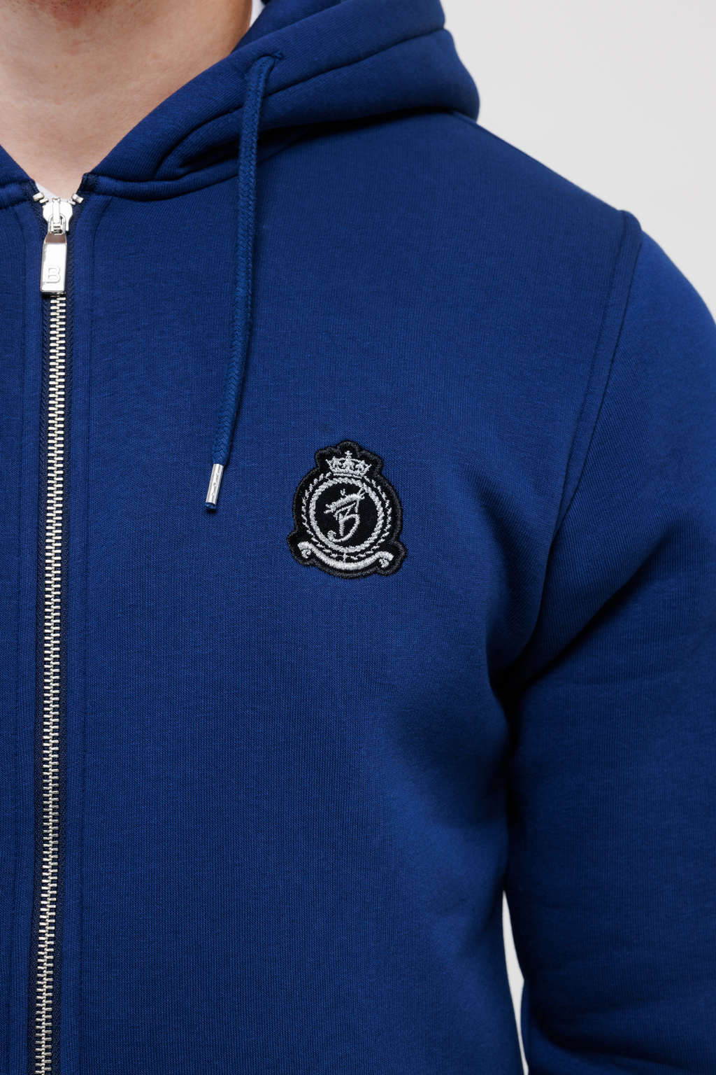 HRH Classic Zip Hood - Navy Blue