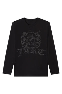JART Regal Crest Long Sleeve Tee - Black