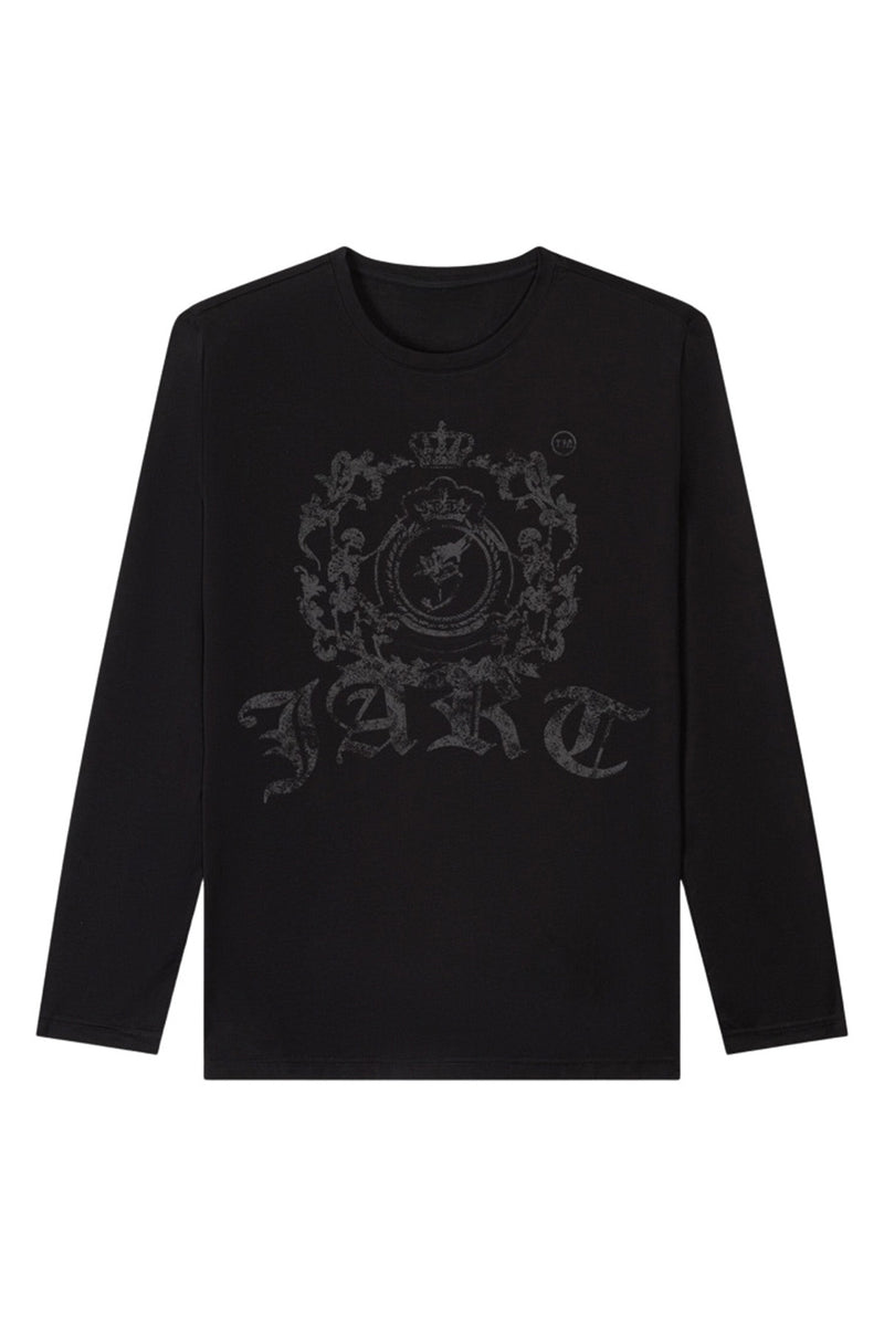 JART Regal Crest Long Sleeve Tee - Black