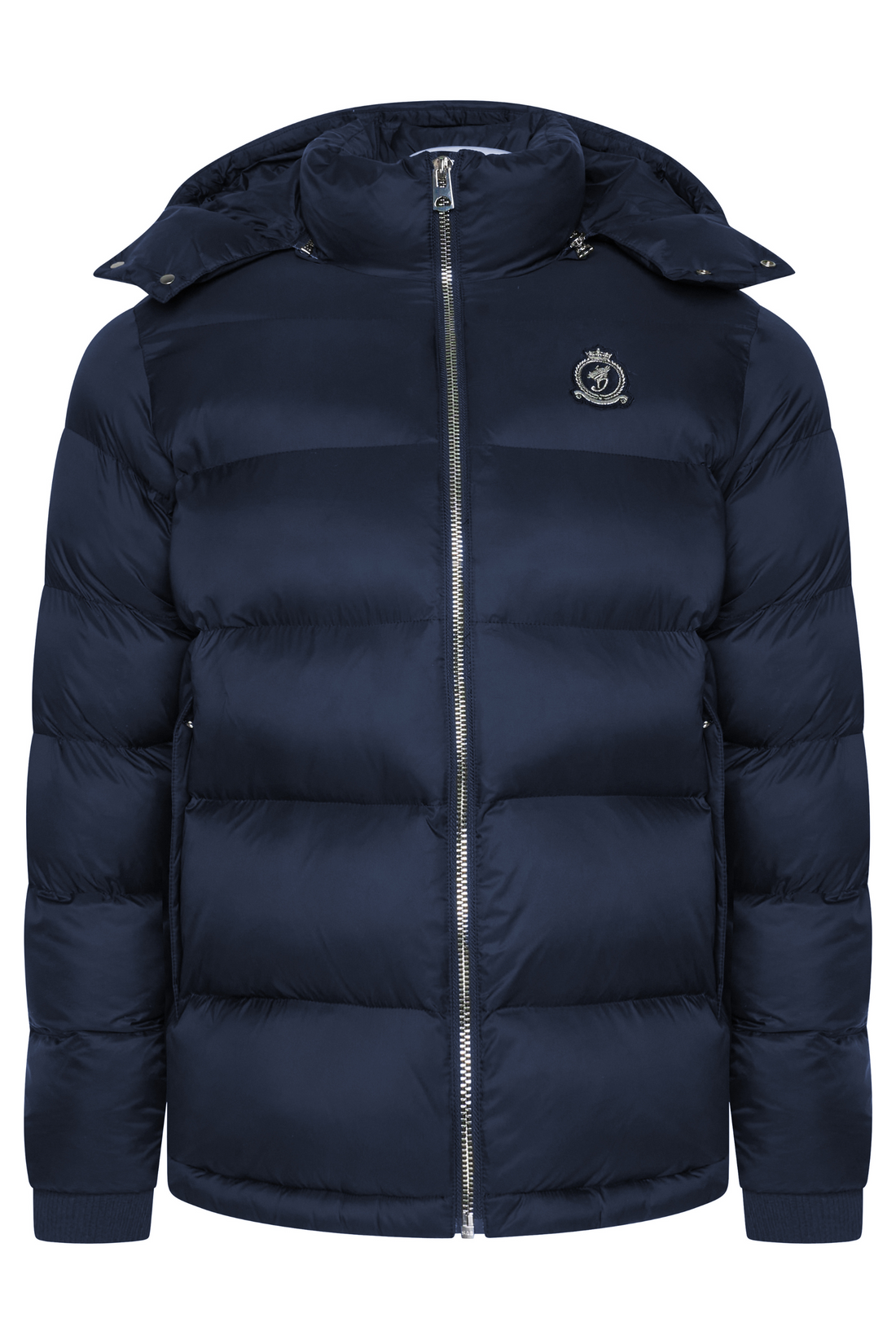 HRH Puffer Chrome Zip - Navy
