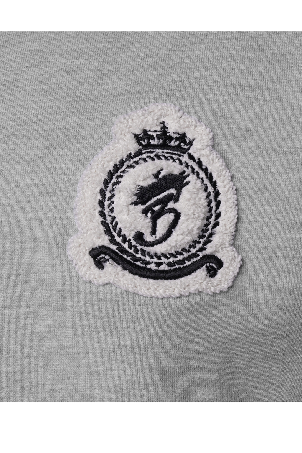 Chenille Pullover - Melange Grey