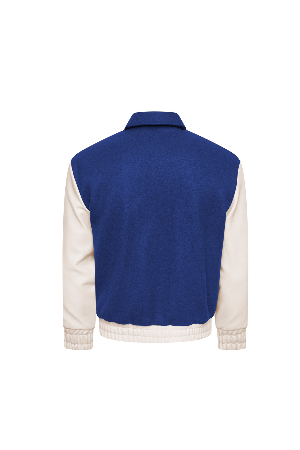 The Classic Varsity Jacket - Navy/ Cream