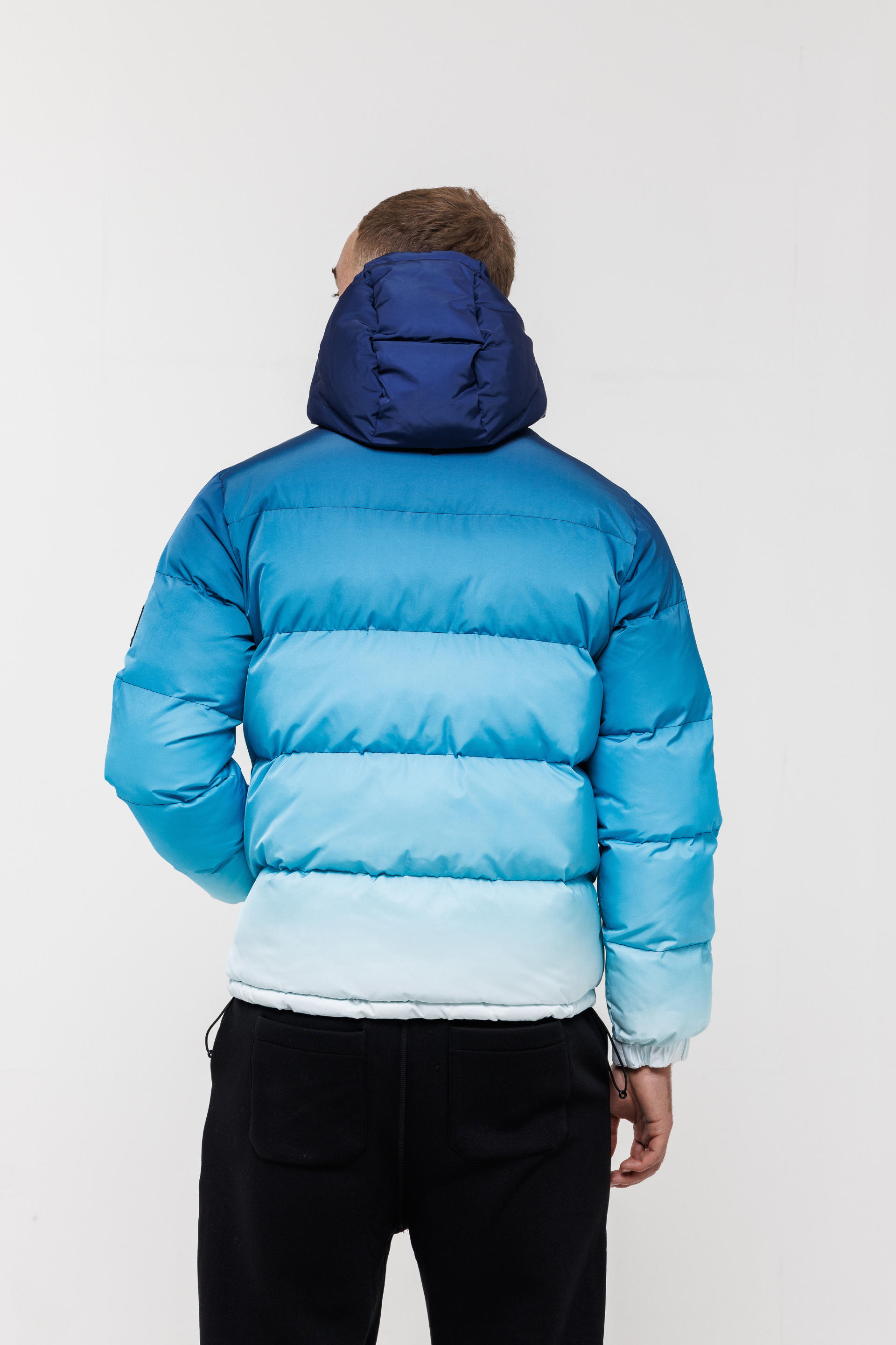 Gradient Puffer -  Blue