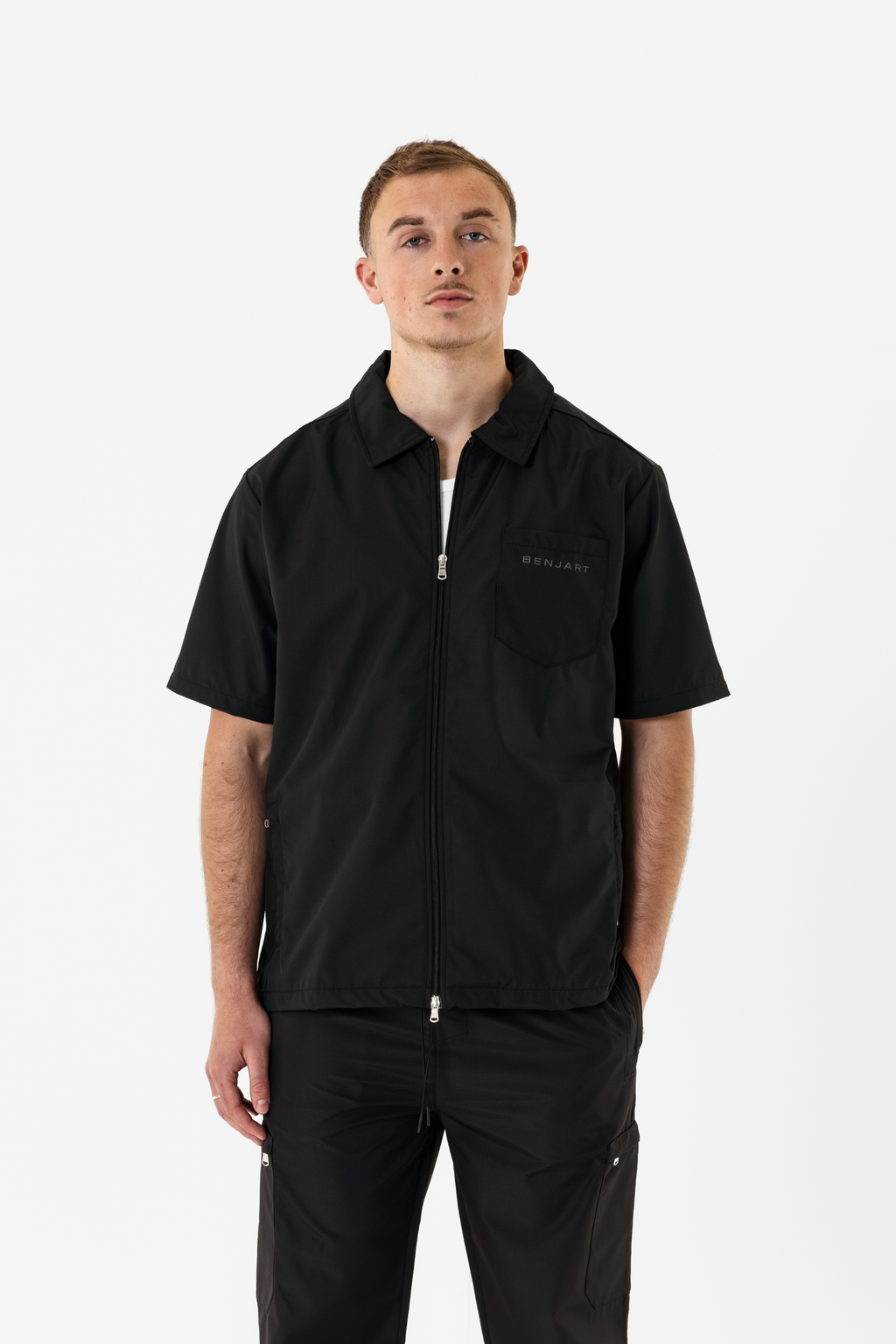 Double Zip Shirt - Shadow